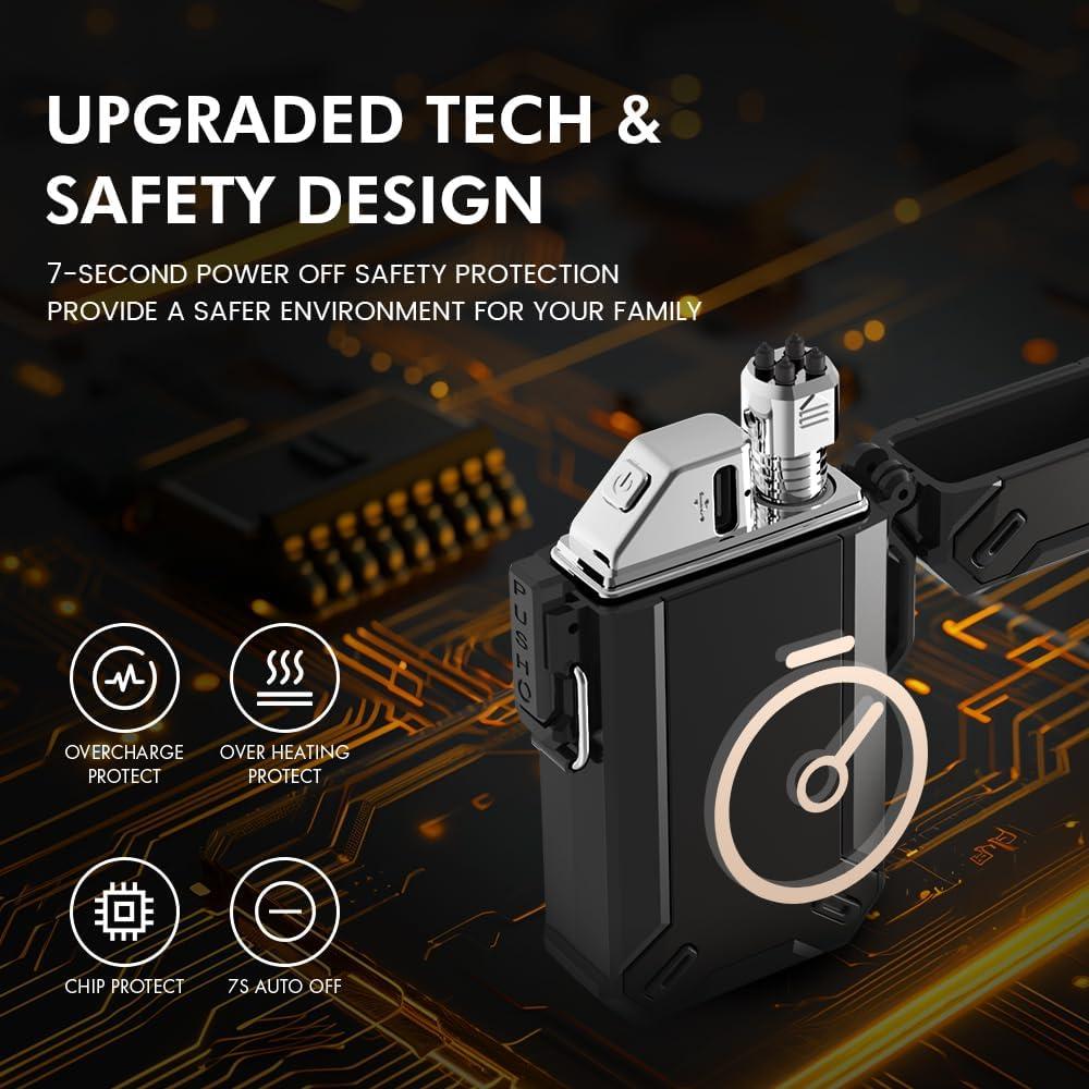 Encendedor eléctrico recargable USB TIKETT TK6 a prueba de agua