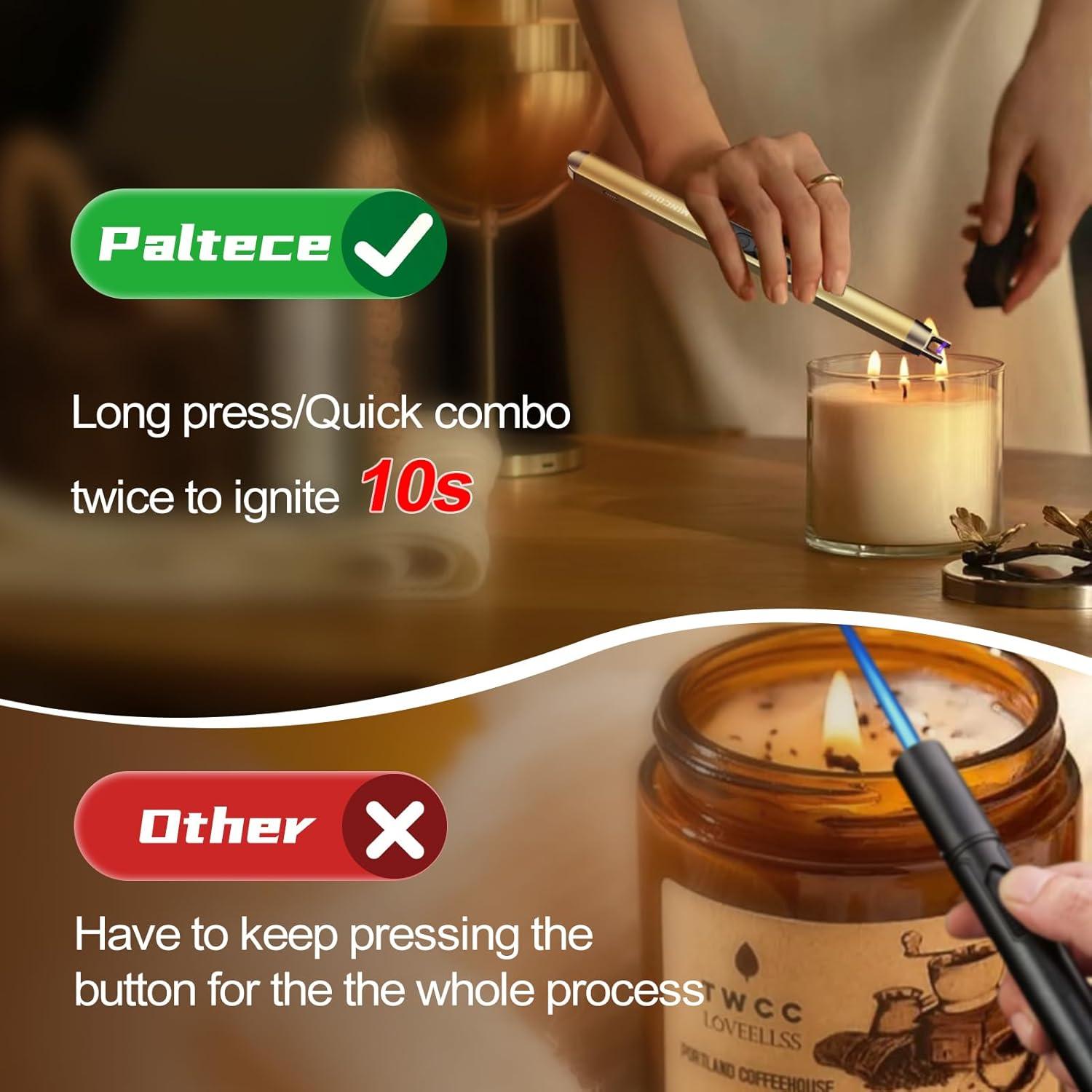 Encendedor Eléctrico Recargable MINCOME Oro 20.57 cm