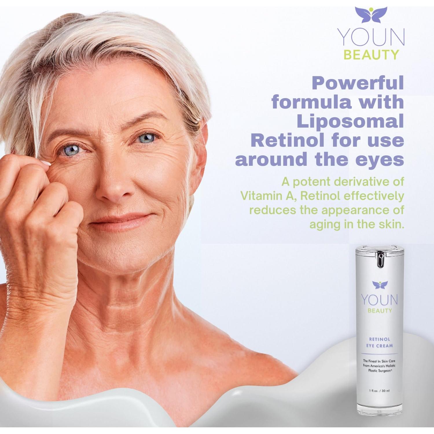 Crema para los Ojos Retinol YOUN Beauty 140g Hidratante