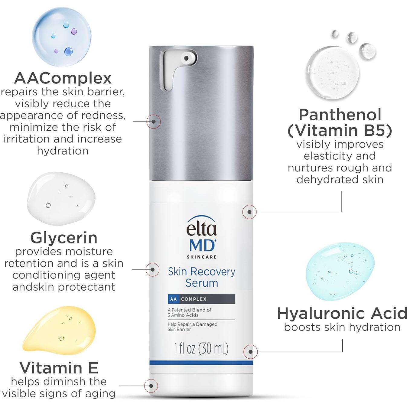 Suero Facial EltaMD para Piel Sensible - Alivio Enrojecimiento 30ml