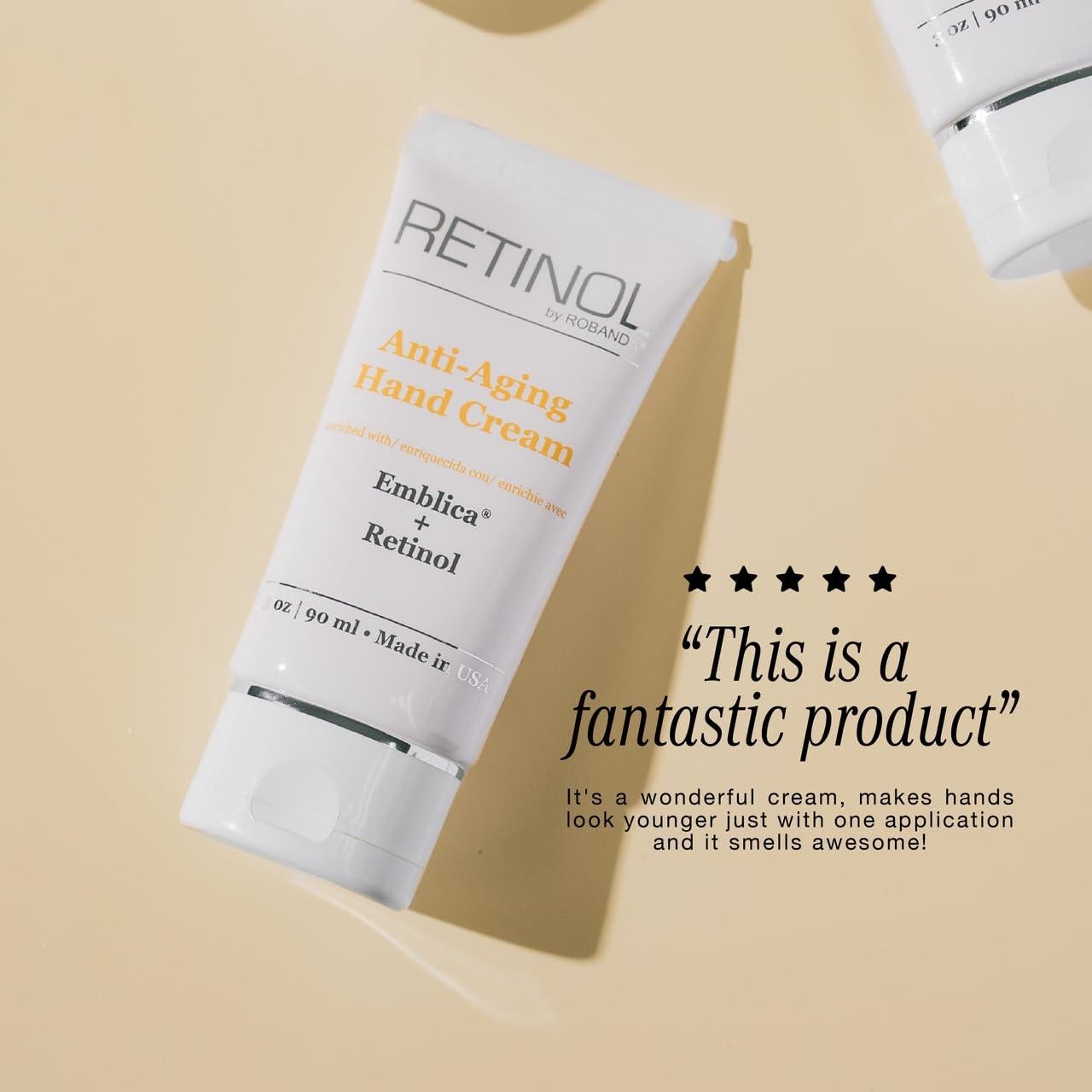 Crema de Manos Anti-Envejecimiento Robanda con Retinol 85 g