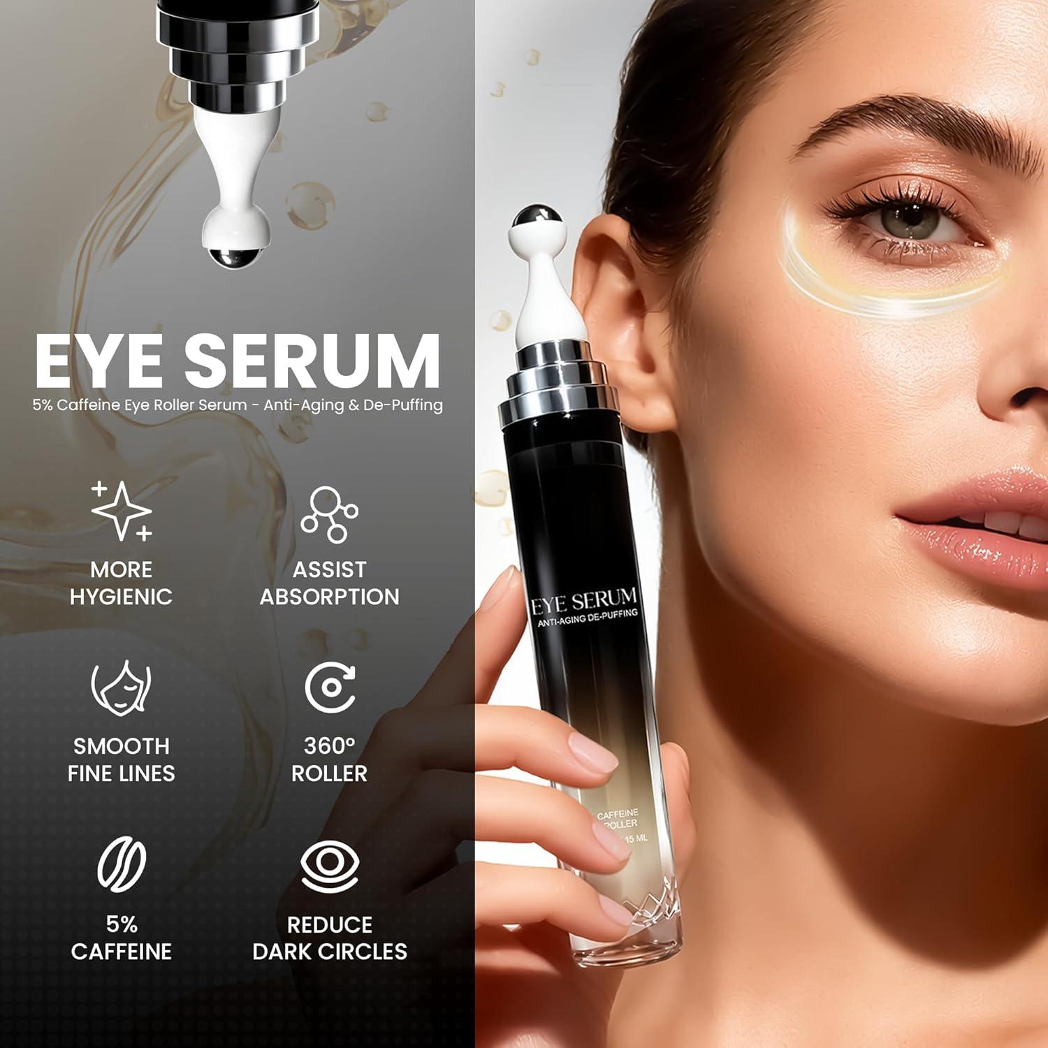 Crema para Ojos Antienvejecimiento con Cafeína y Retinol 14.79 ml