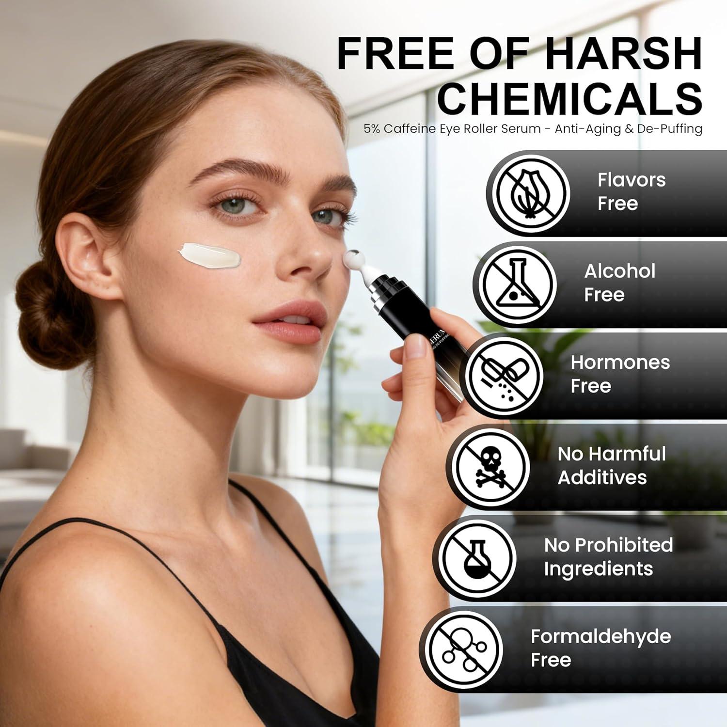 Crema para Ojos Antienvejecimiento con Cafeína y Retinol 14.79 ml