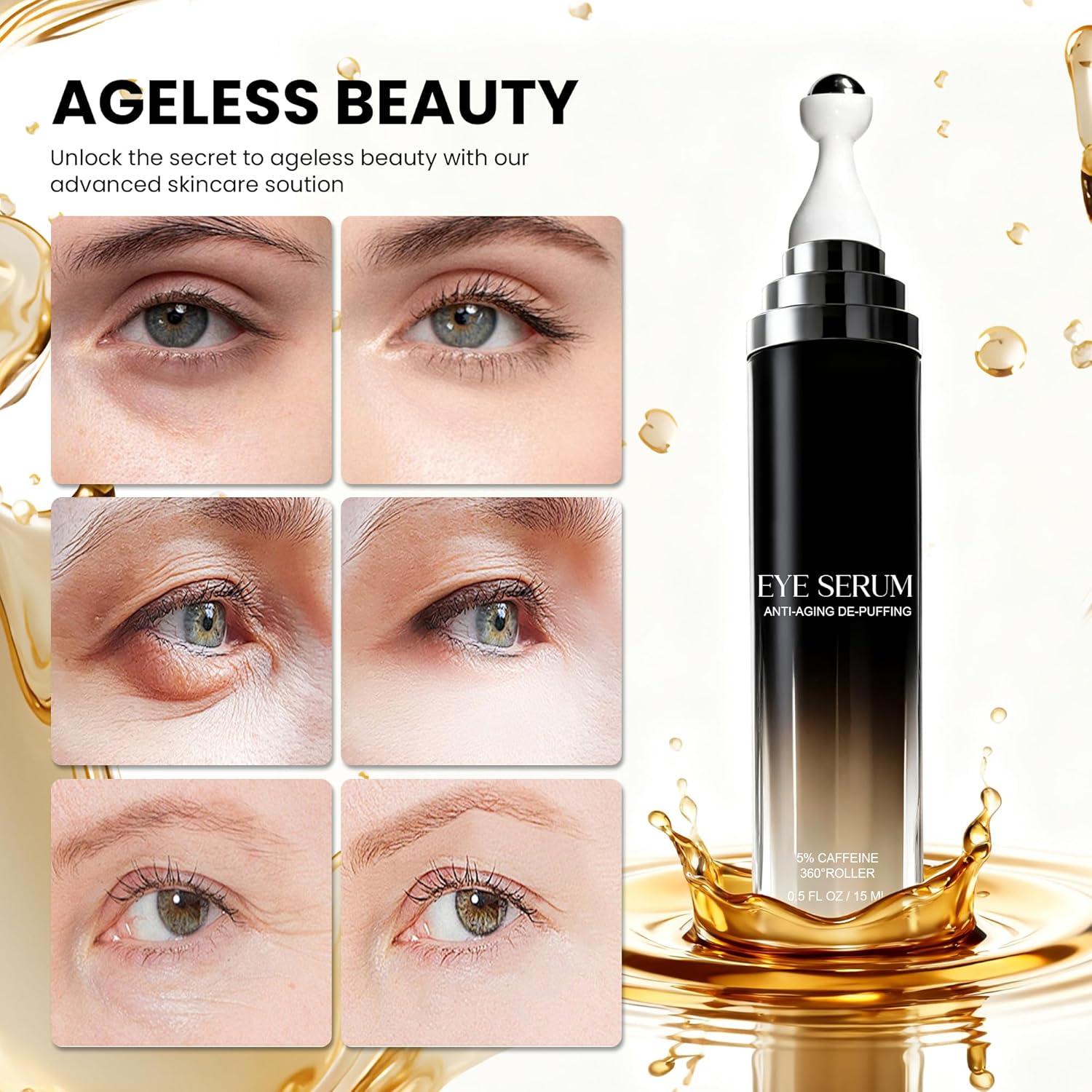 Crema para Ojos Antienvejecimiento con Cafeína y Retinol 14.79 ml