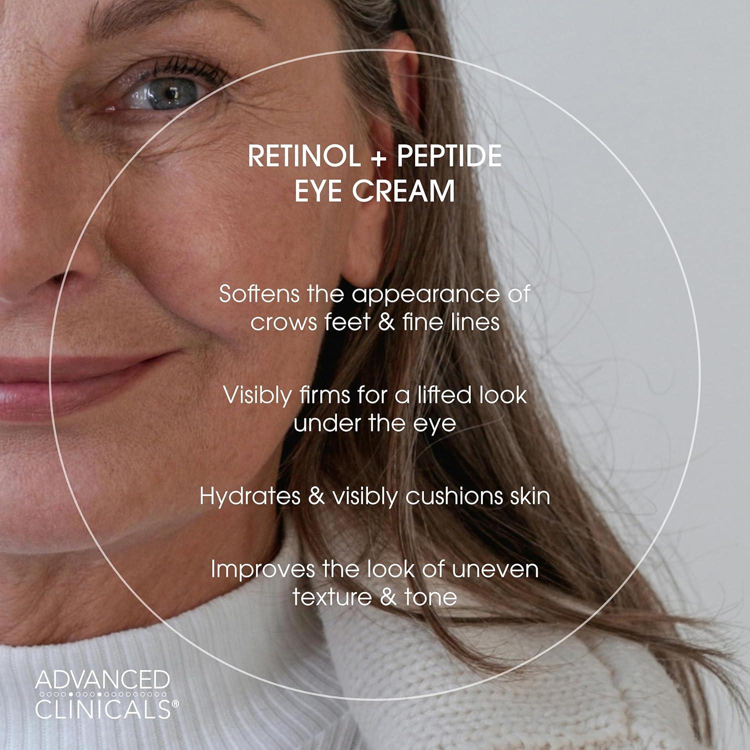 Crema para Ojos Anti-Envejecimiento Advanced Clinicals 29.57 ml