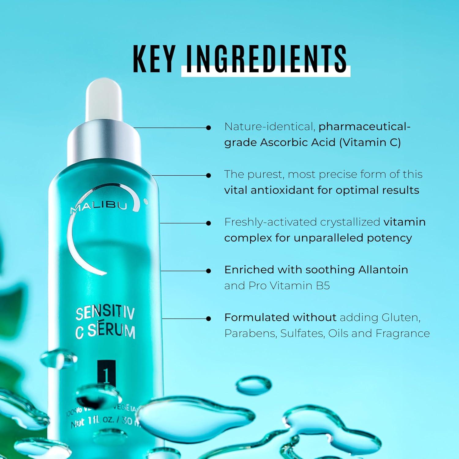 Sérum Facial Malibu C Vitamina C 29.57 ml Piel Sensible