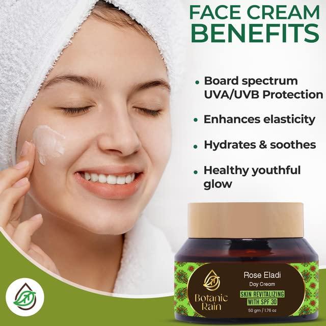 Hidratante Facial Orgánico Sanjivan SPF 30 160g Rosa y Eladi