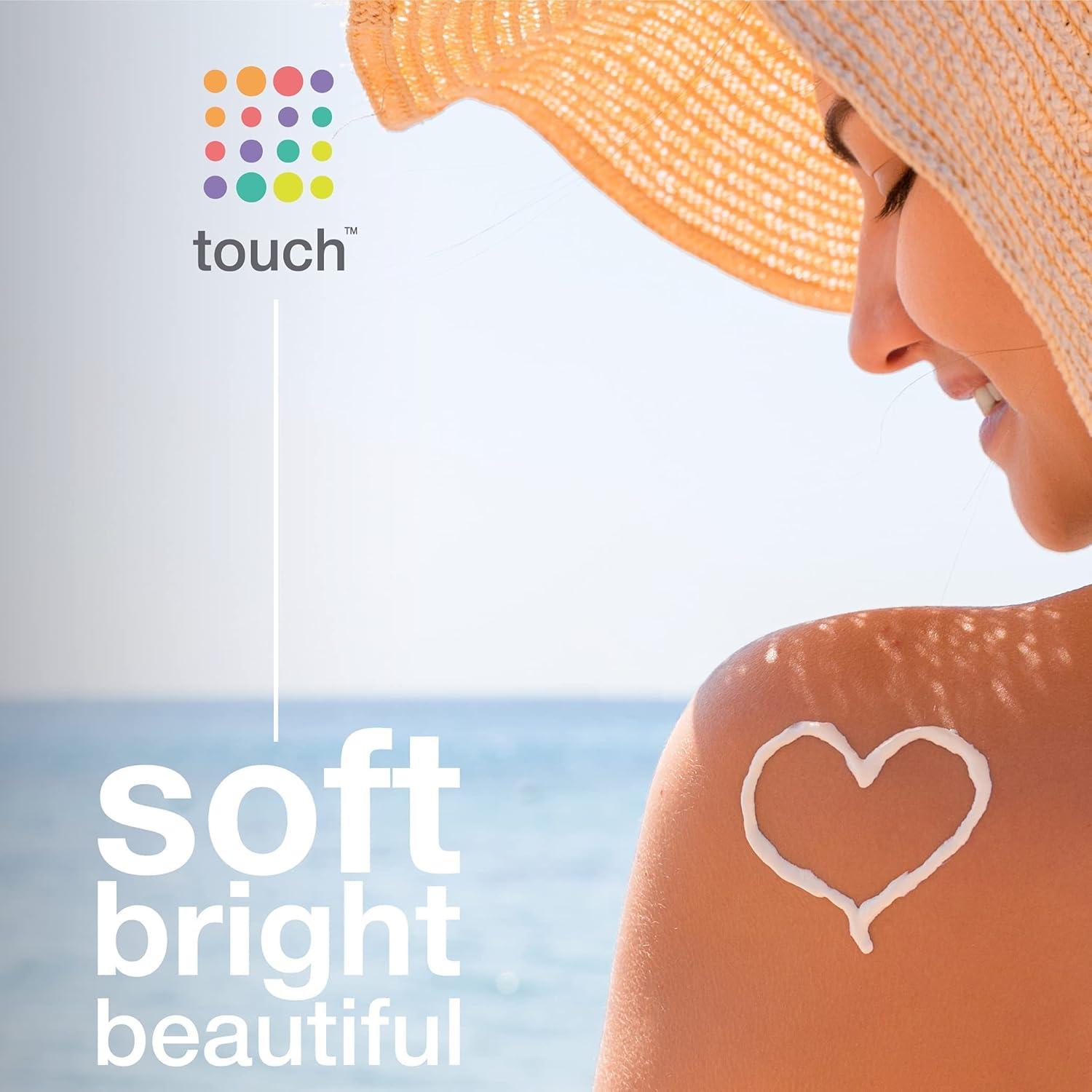 Crema Hidratante Facial Touch SPF 30 con Vitamina C y Ácido Hialurónico - 93.6 g