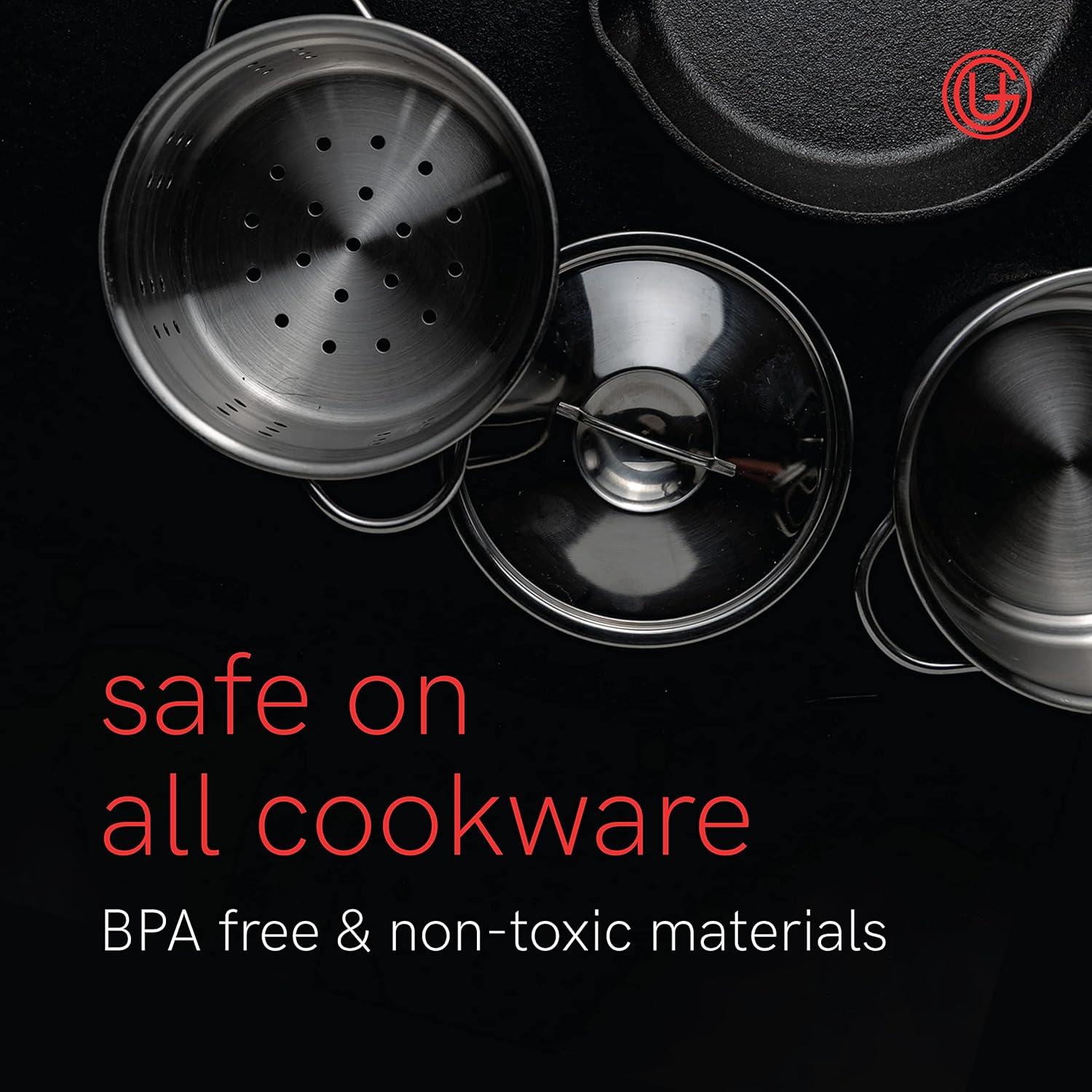 Juego de Espátulas de Silicona UpGood 4 Piezas Gris