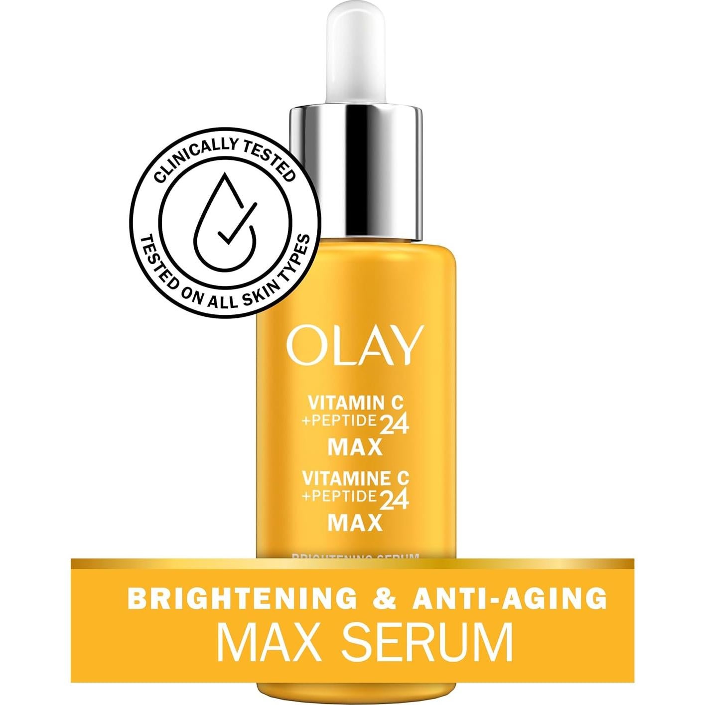 Suero Iluminador Olay Vitamina C + Péptido 24, 40 mL