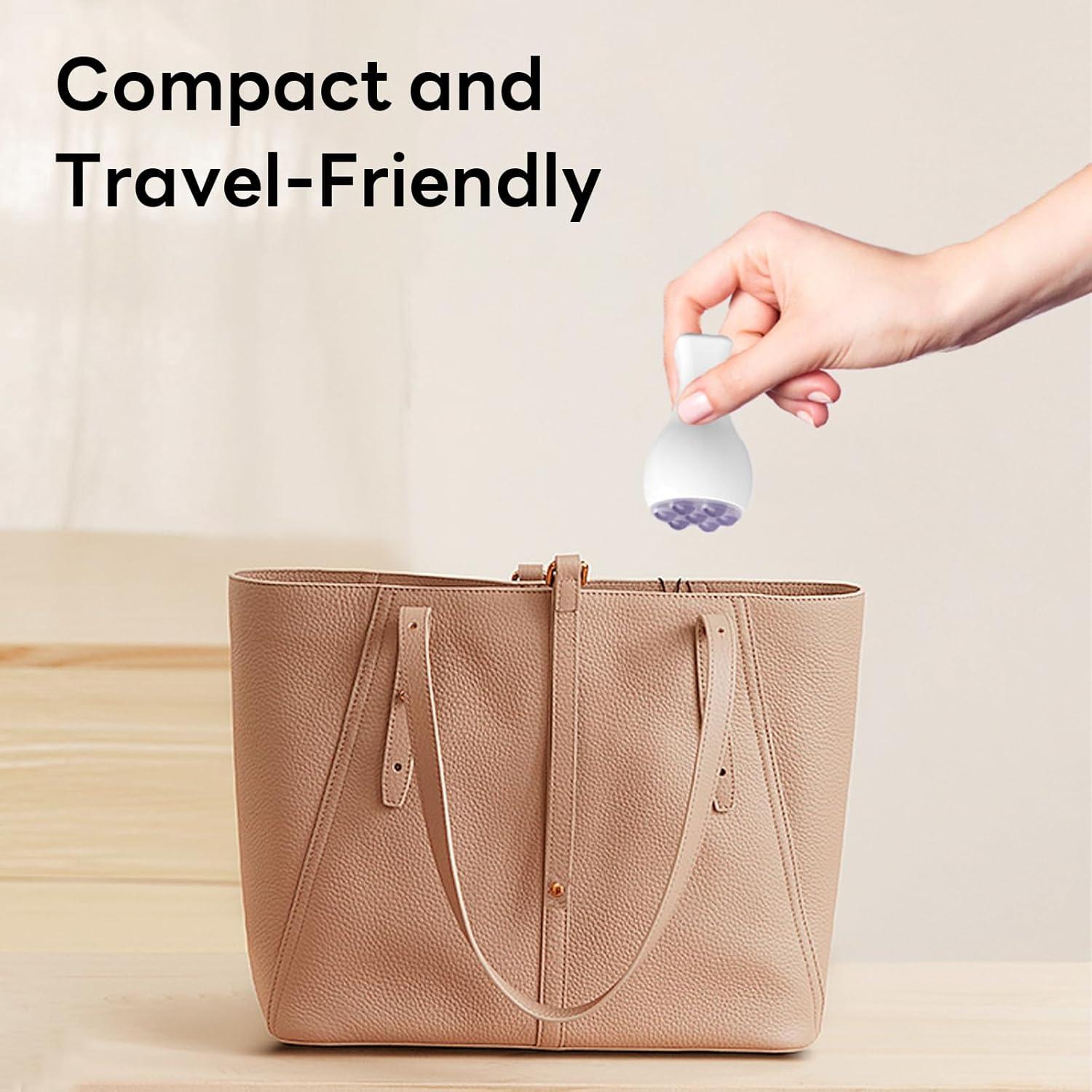 Rodillo de Jade Masajeador YSYL DIRECT - Cuidado Facial Púrpura