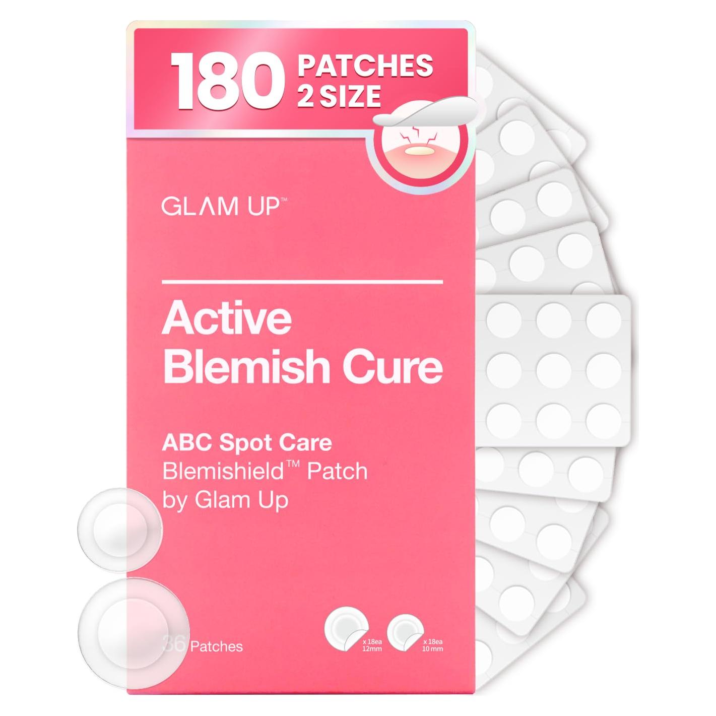 Parches para Granos Hydrocolloid Glam Up 180 Piezas 10mm/12mm