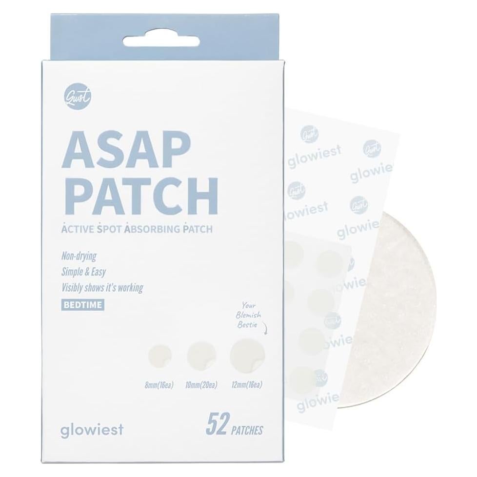 Parche Hidrocoloide ASAP Glowiest para Granos Activos - 52 Unidades