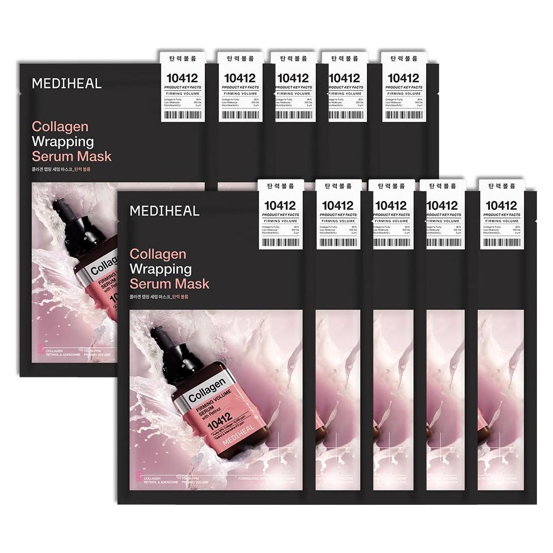 Mediheal Mascarilla de Suero Colágeno 10 Hojas Reafirmante