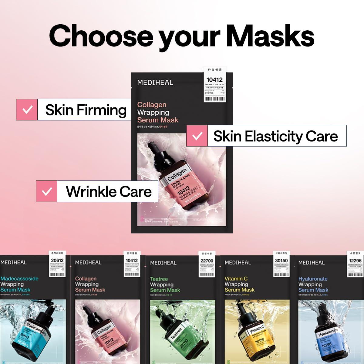 Mediheal Mascarilla de Suero Colágeno 10 Hojas Reafirmante