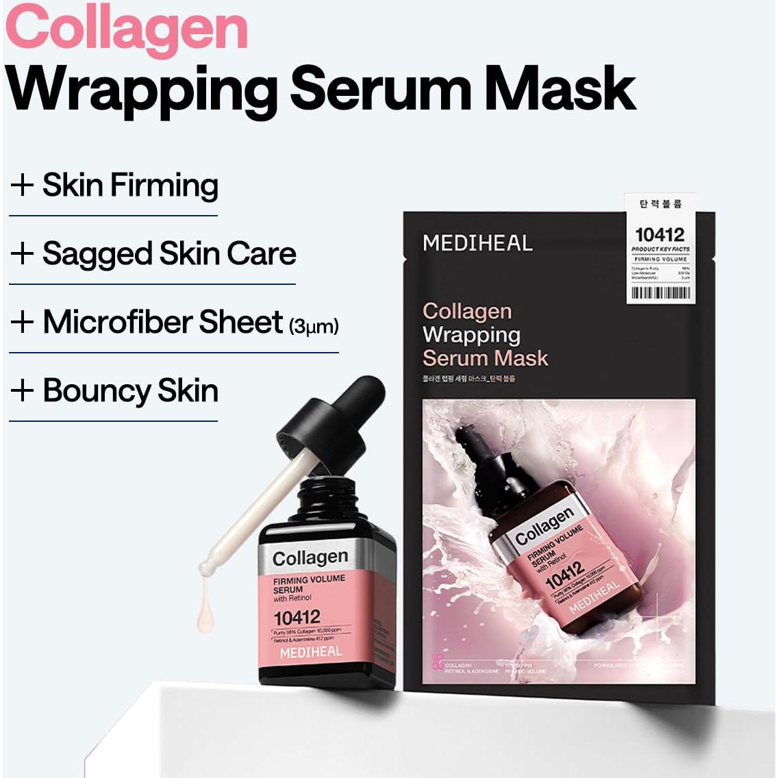 Mediheal Mascarilla de Suero Colágeno 10 Hojas Reafirmante