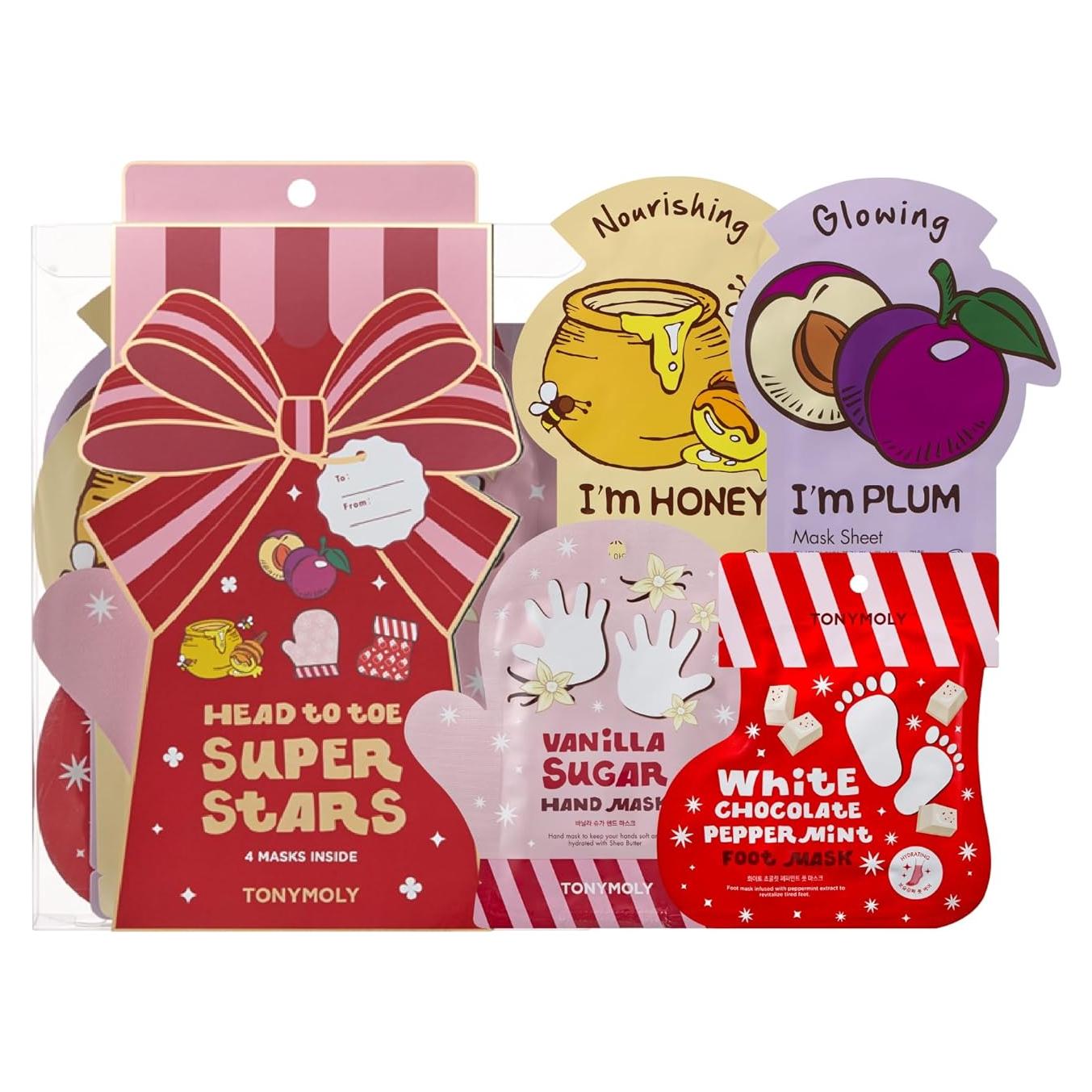 Conjunto de Mascarillas TONYMOLY 4 Piezas Hidratantes