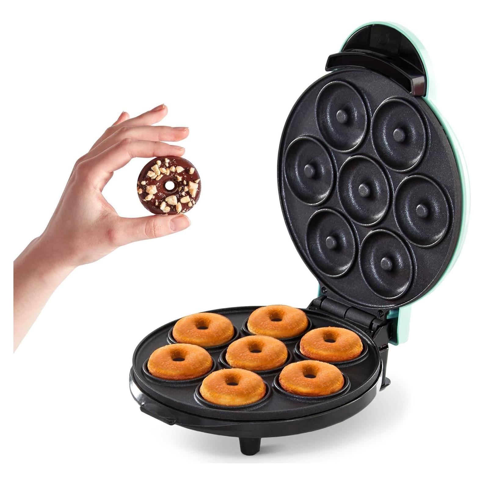 Fabricante de Donuts Dash DDM007GBAQ04 - Hace 7 Mini Donuts