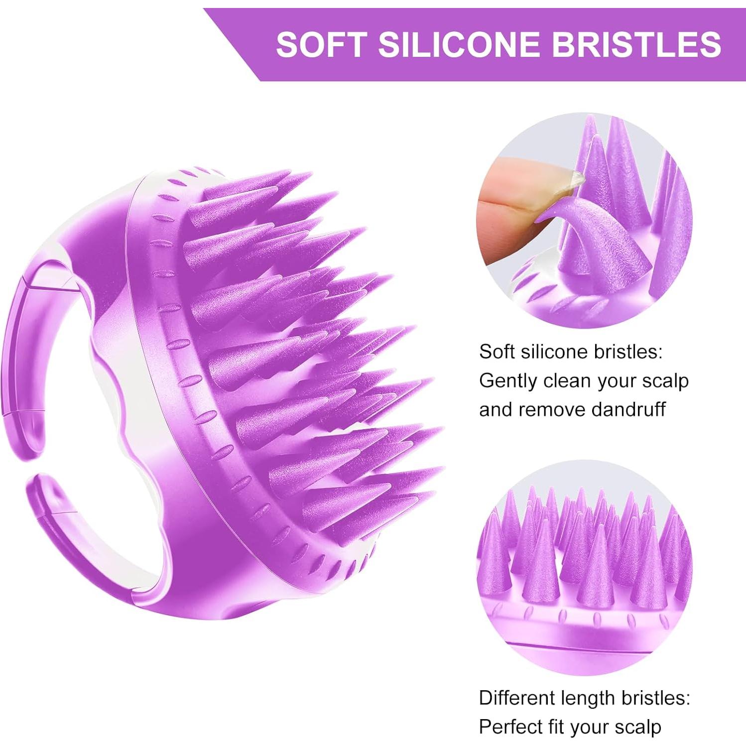 Masajeador de Cuero Cabelludo SetSail con Cepillo de Silicona