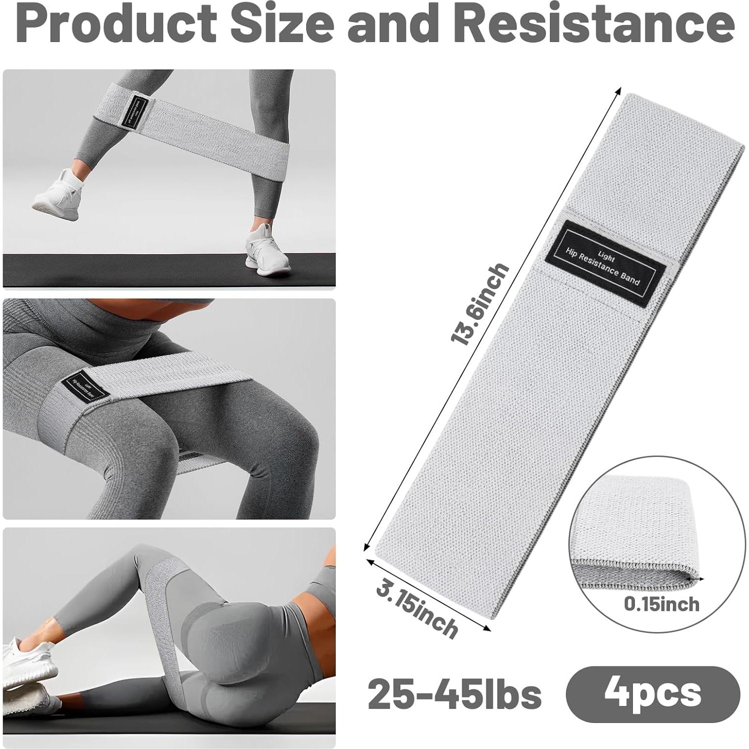 Bandas de Resistencia ScroRich SR-01 para Ejercicio - 4 Unidades