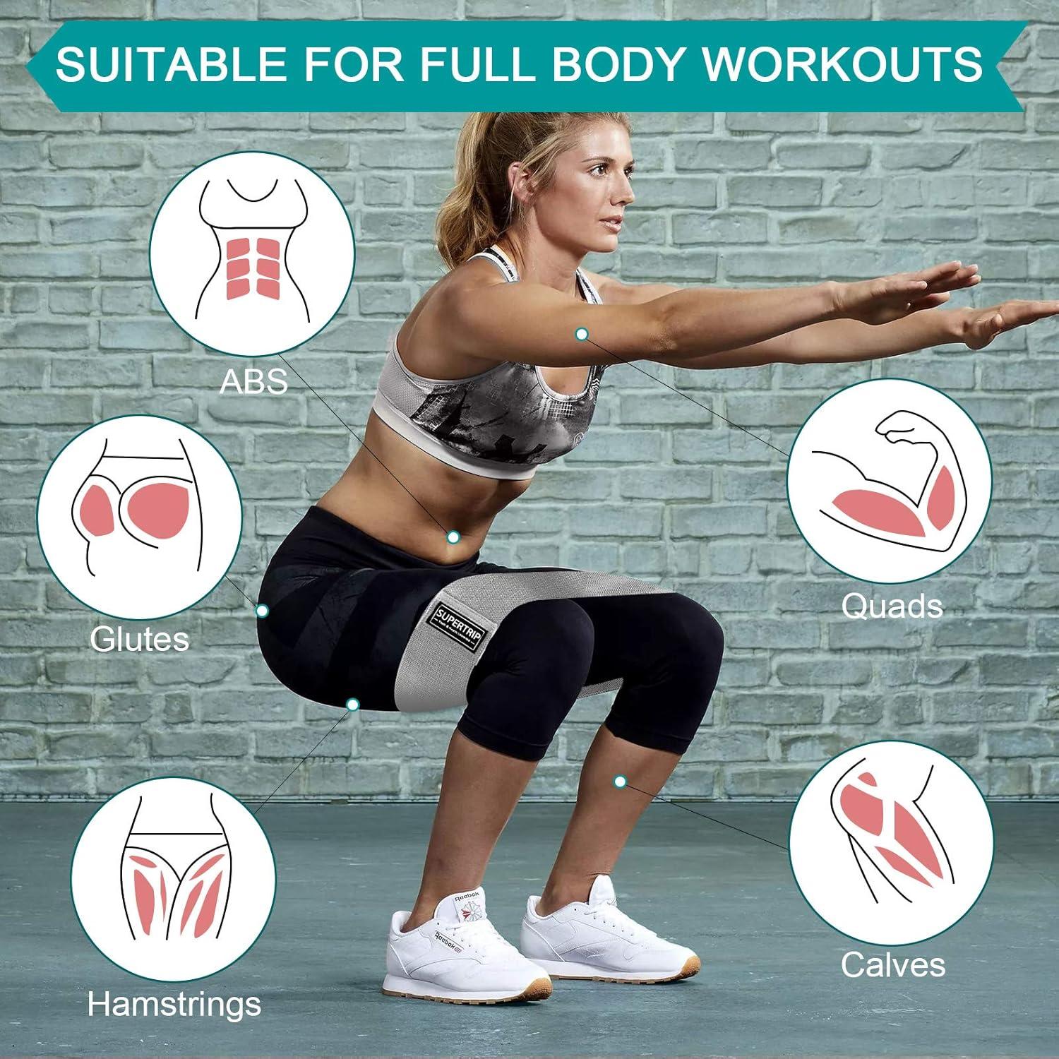 Conjunto de Bandas de Resistencia Supertrip 2 Piezas Antideslizantes