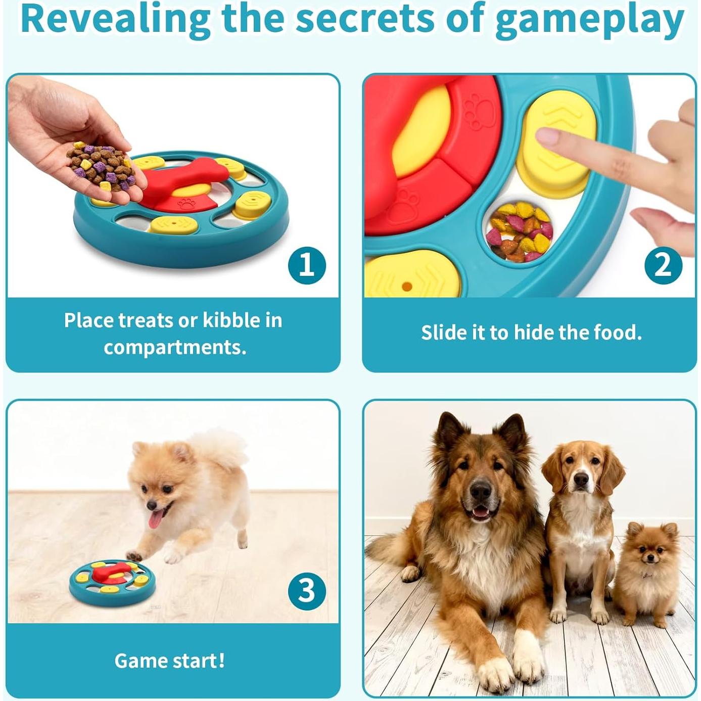 Juguete Interactivo para Perros Secyba - Comedero Lento 24.5cm