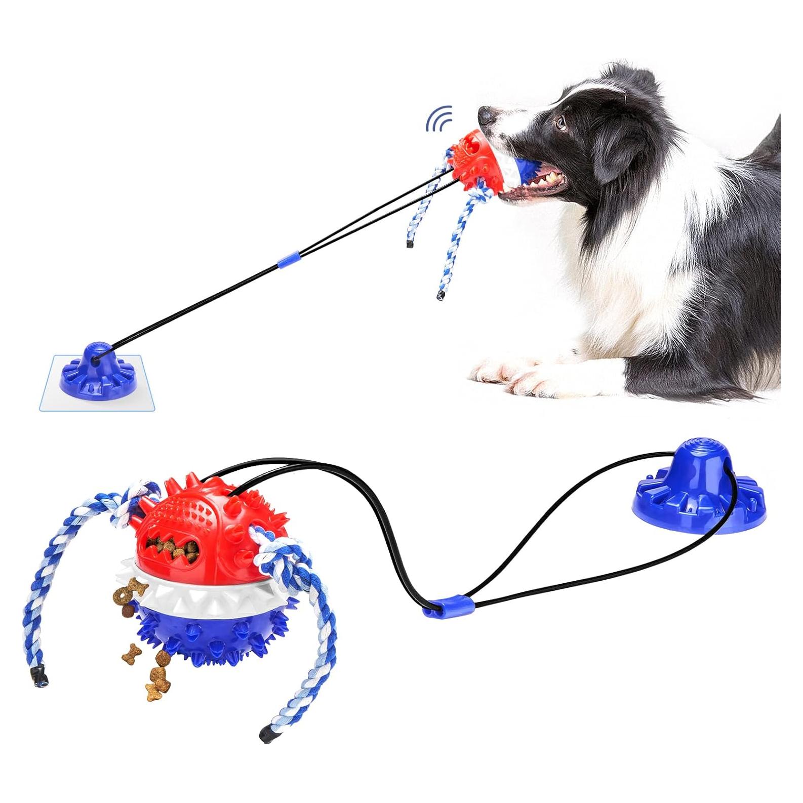 Juguete Interactivo para Perros Gootosee con Ventosa y Bola Dispensadora