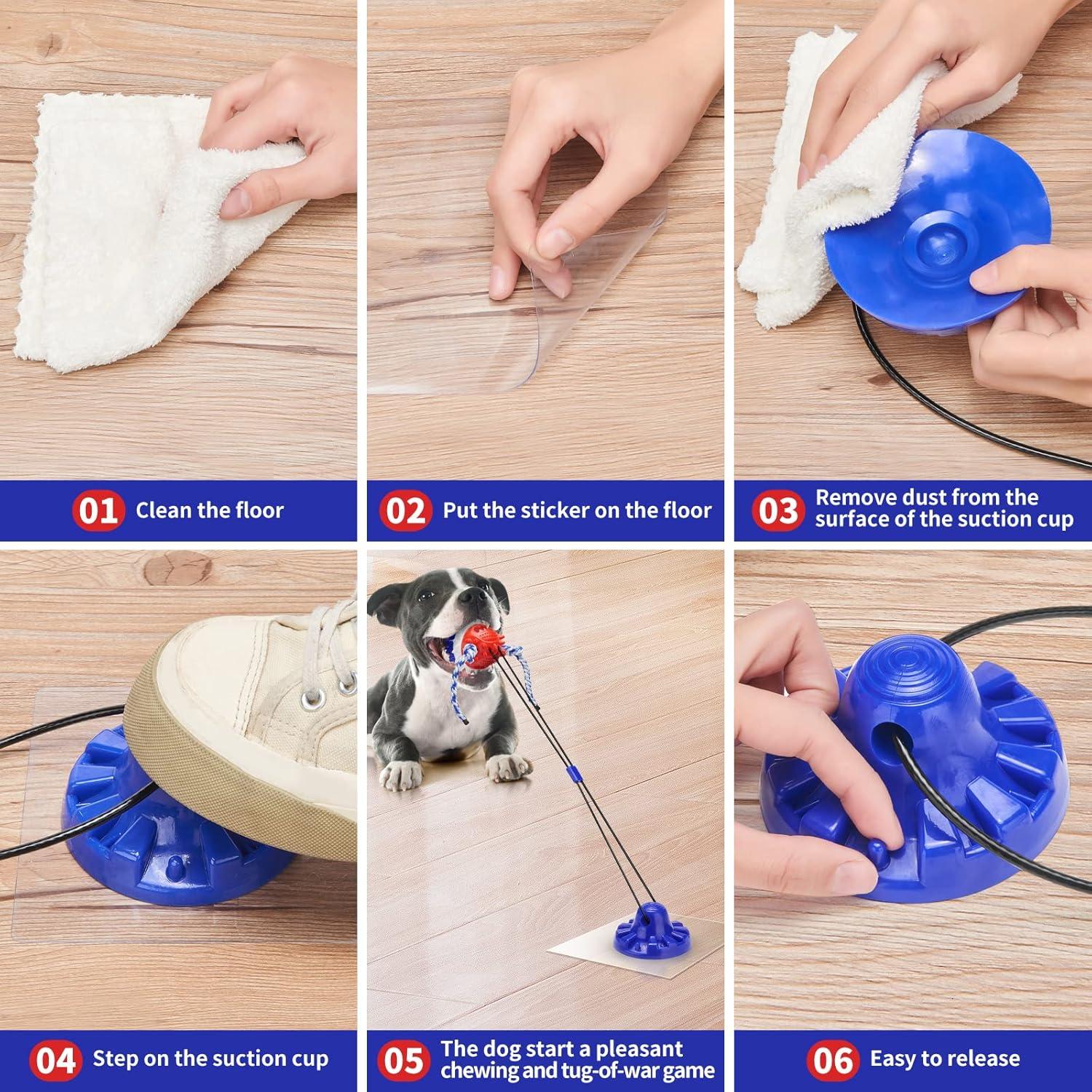 Juguete Interactivo para Perros Gootosee con Ventosa y Bola Dispensadora