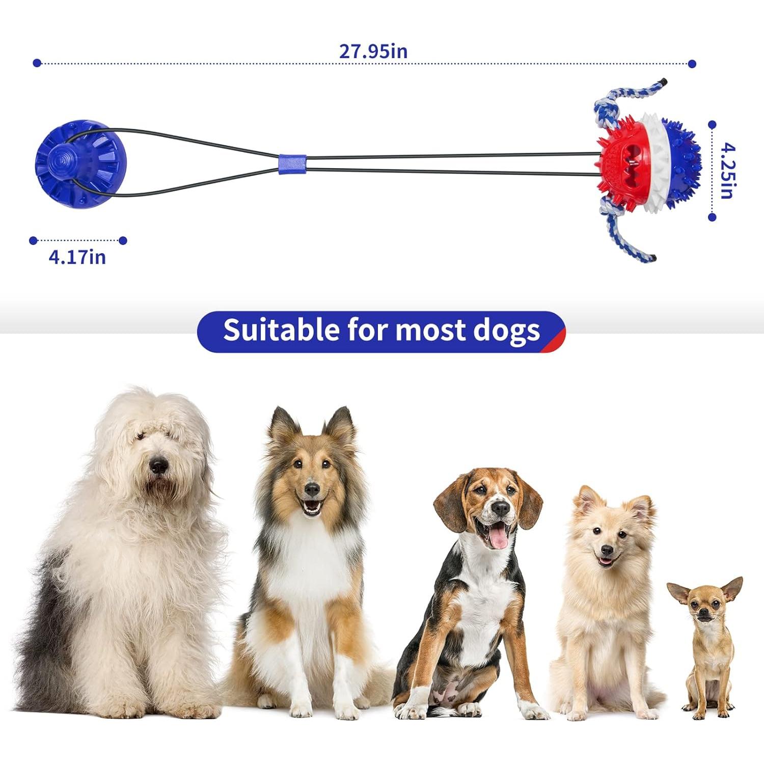 Juguete Interactivo para Perros Gootosee con Ventosa y Bola Dispensadora