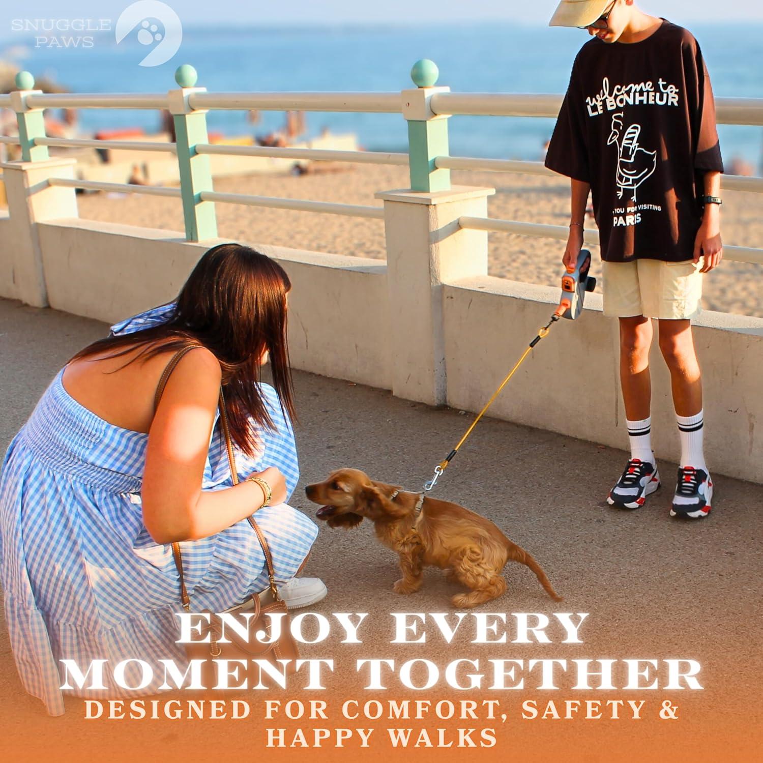 Correa Retráctil para Perros Snuggle Paws 4.88m Resistente