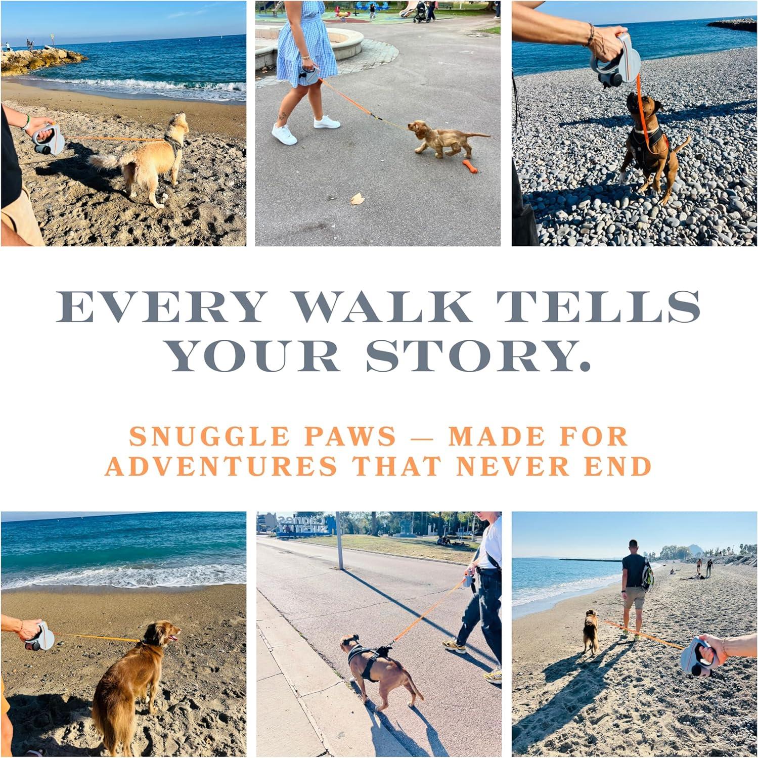 Correa Retráctil para Perros Snuggle Paws 4.88m Resistente