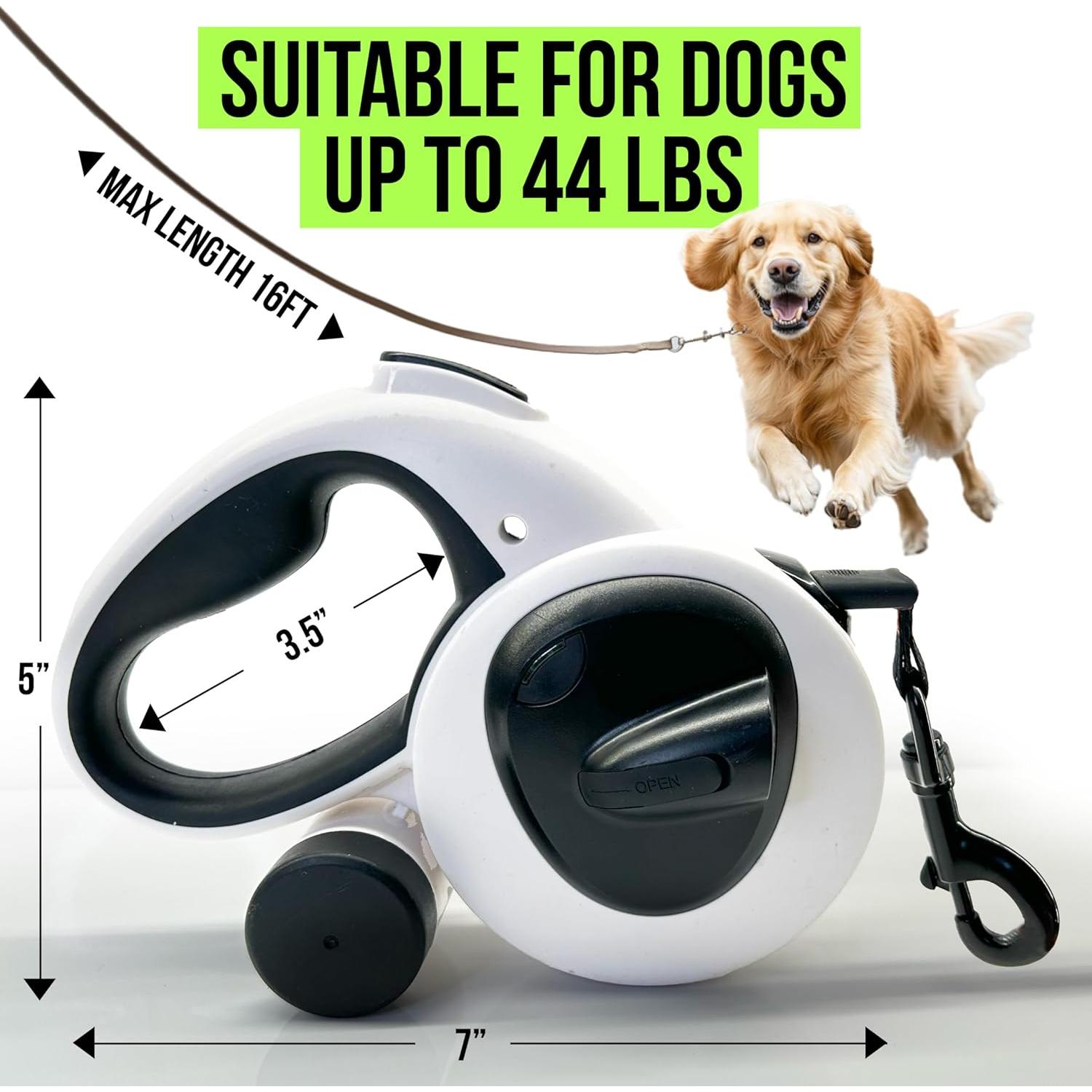 Correa Retráctil para Perros Avanto 4.88m con Linterna LED