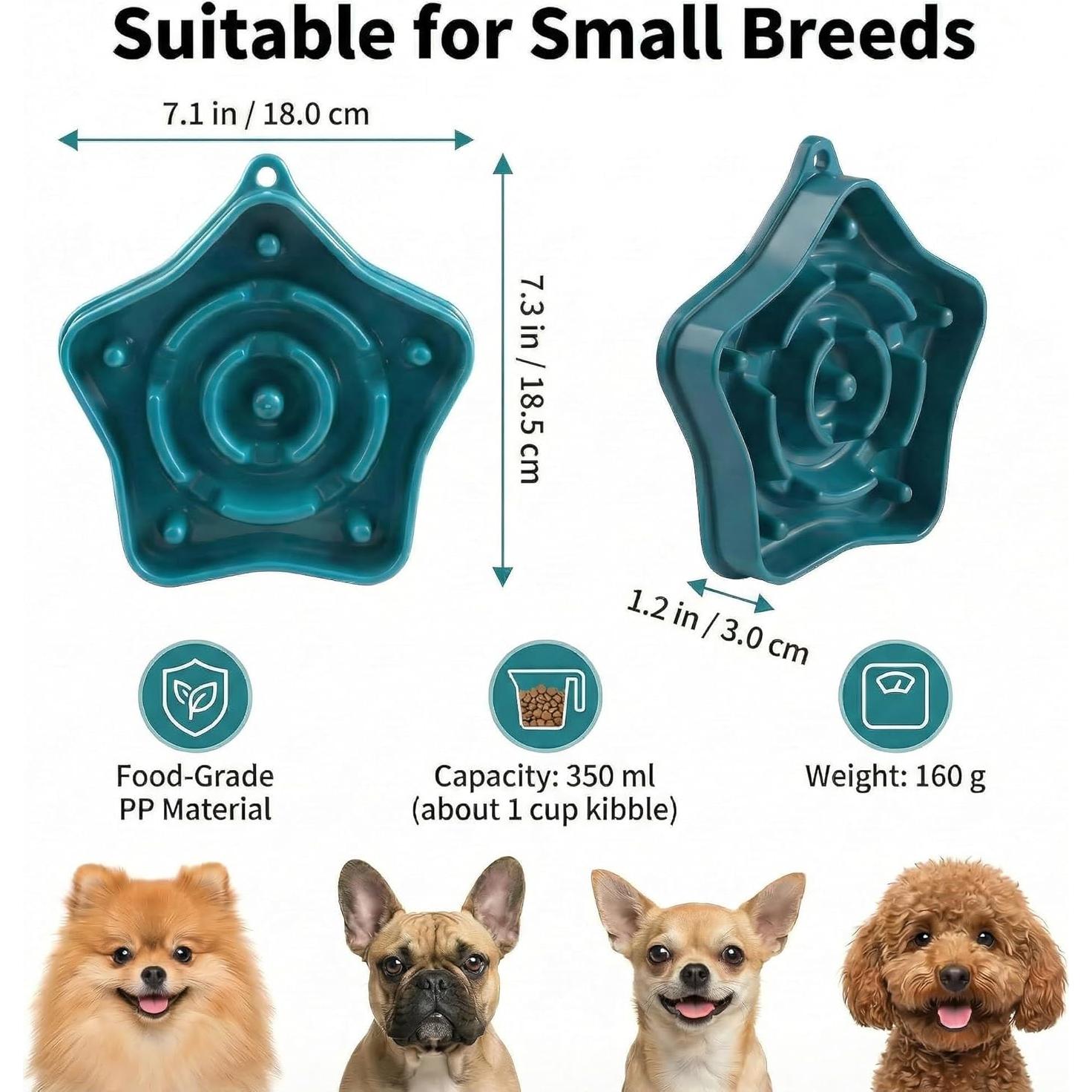 Tazón Antisofocante para Perros Pequeños Taizhou 350ML