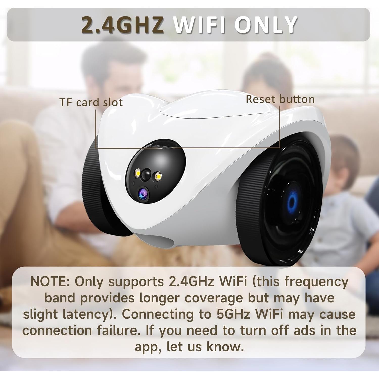 Dispensador de golosinas para mascotas OROMVO con cámara 1080P