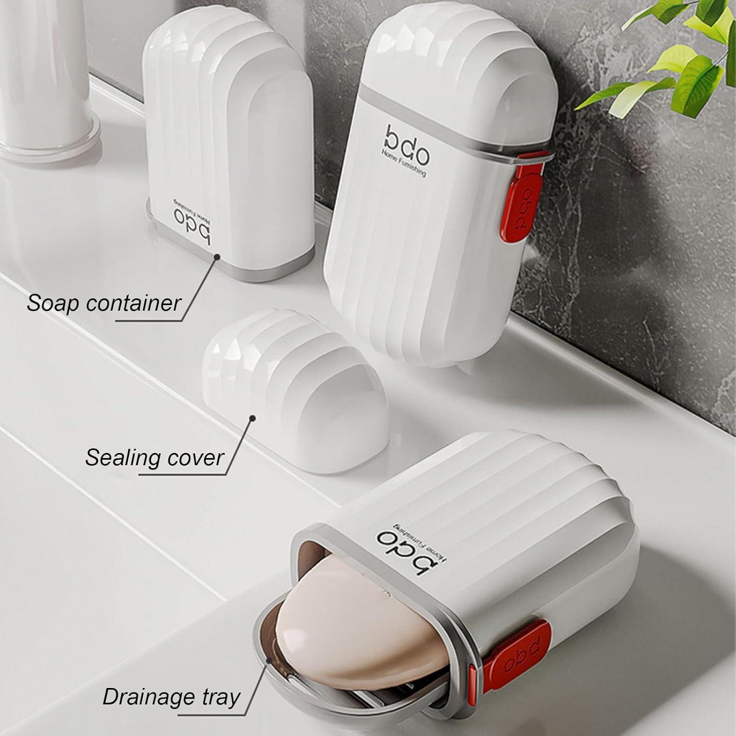 Estuche de viaje para cepillo de dientes y jabón FQDGTFA set de 2