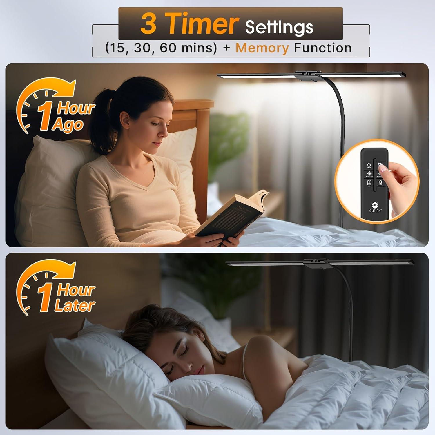 Lámpara de Pie LED Syrinx LFL020 14W Control Remoto y Gestos