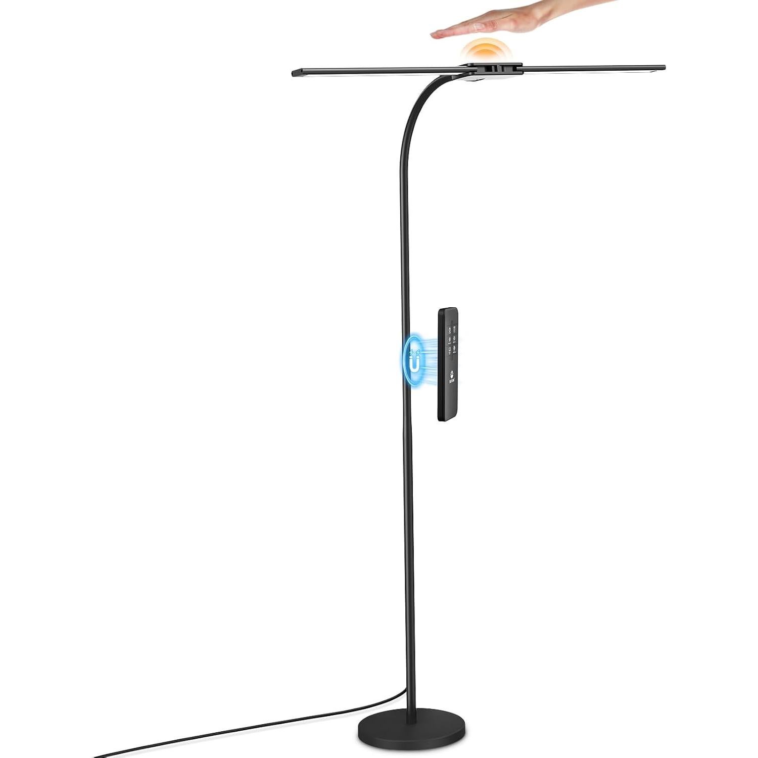 Lámpara de Pie LED Syrinx LFL020 14W Control Remoto y Gestos