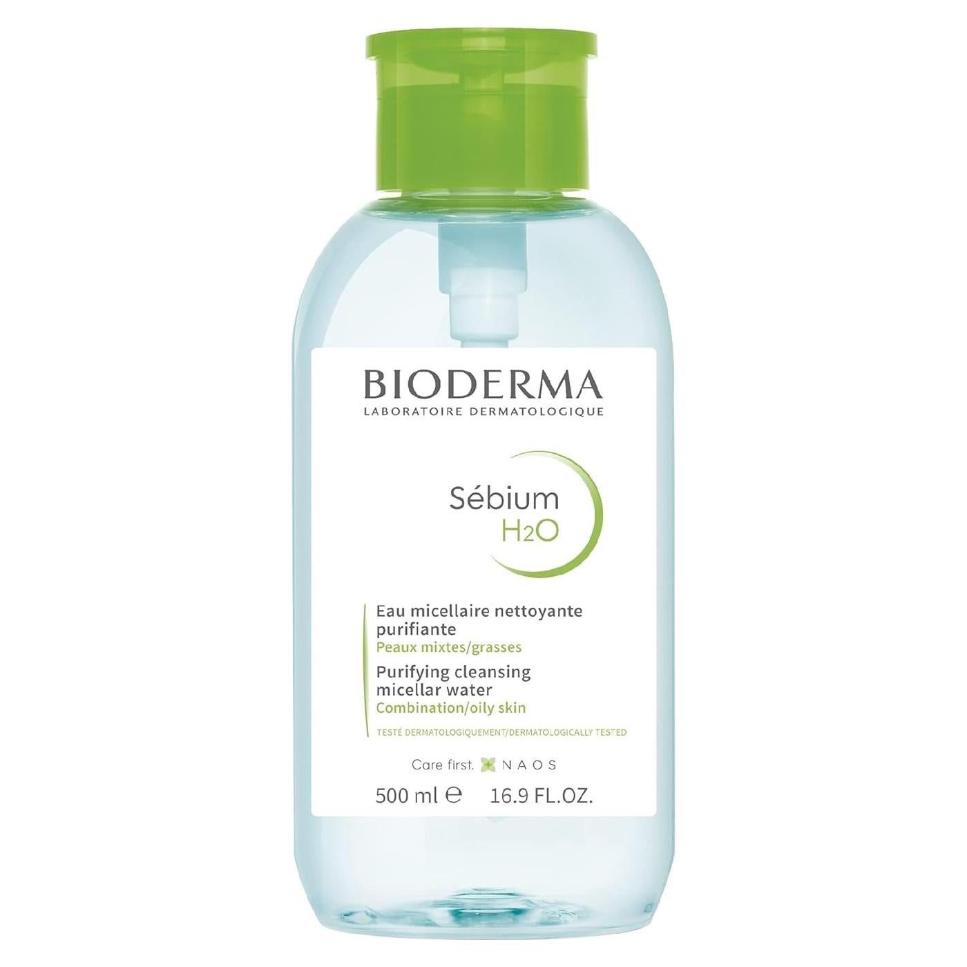 Agua Micelar Bioderma Sébium H2O 500 ml - Limpiador Facial