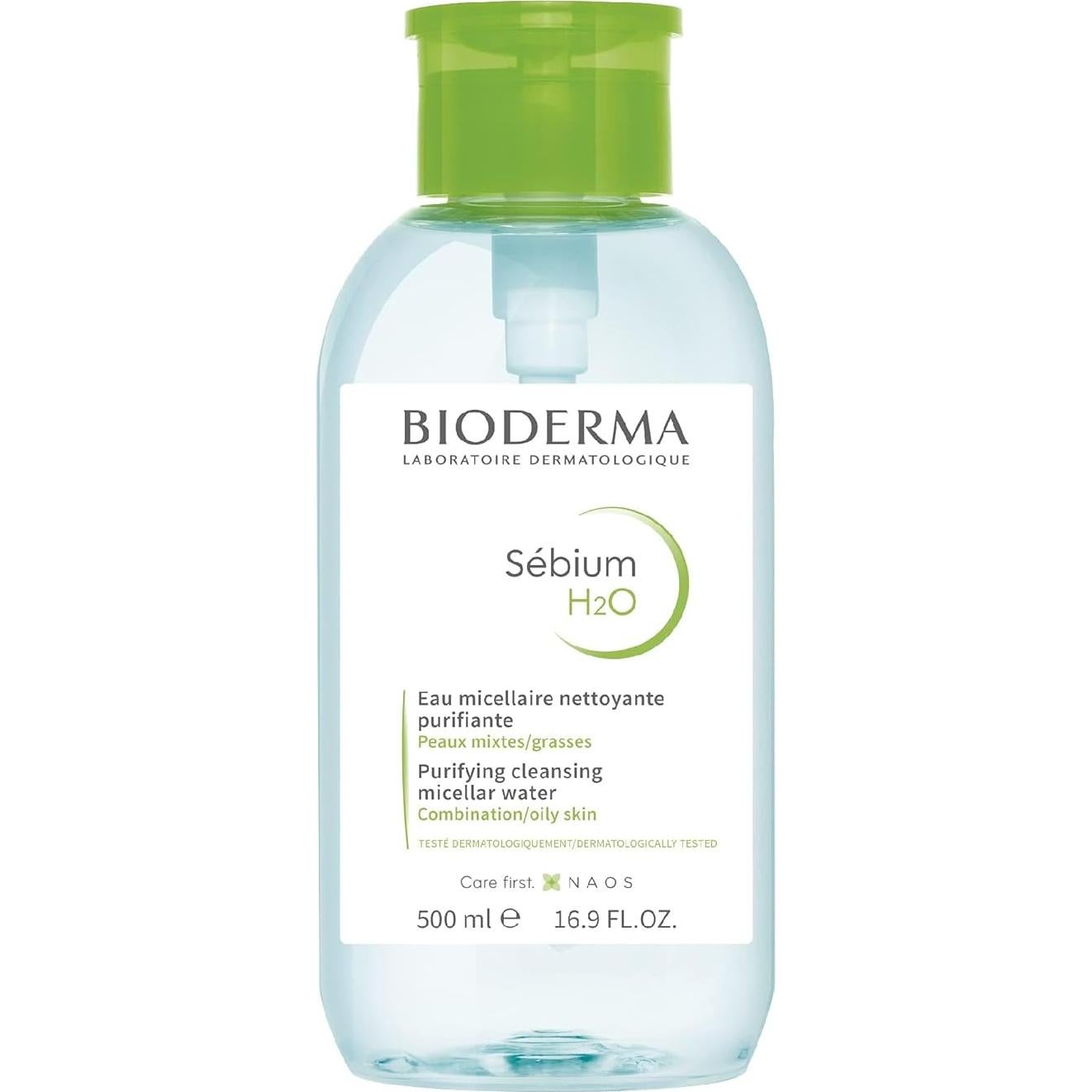 Agua Micelar Bioderma Sébium H2O 500 ml - Limpiador Facial