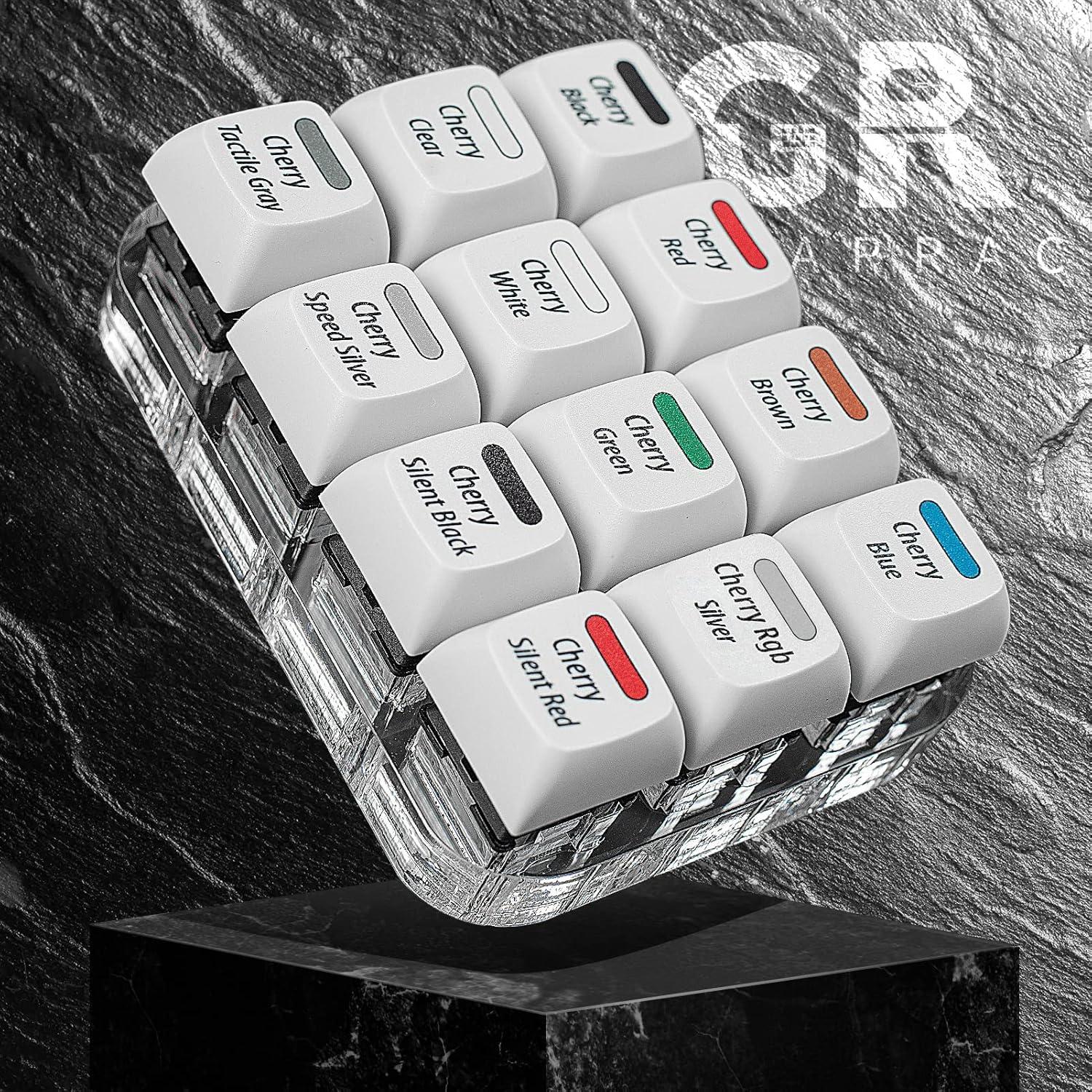 Probador de Interruptores Cherry MX Griarrac con 12 Teclas