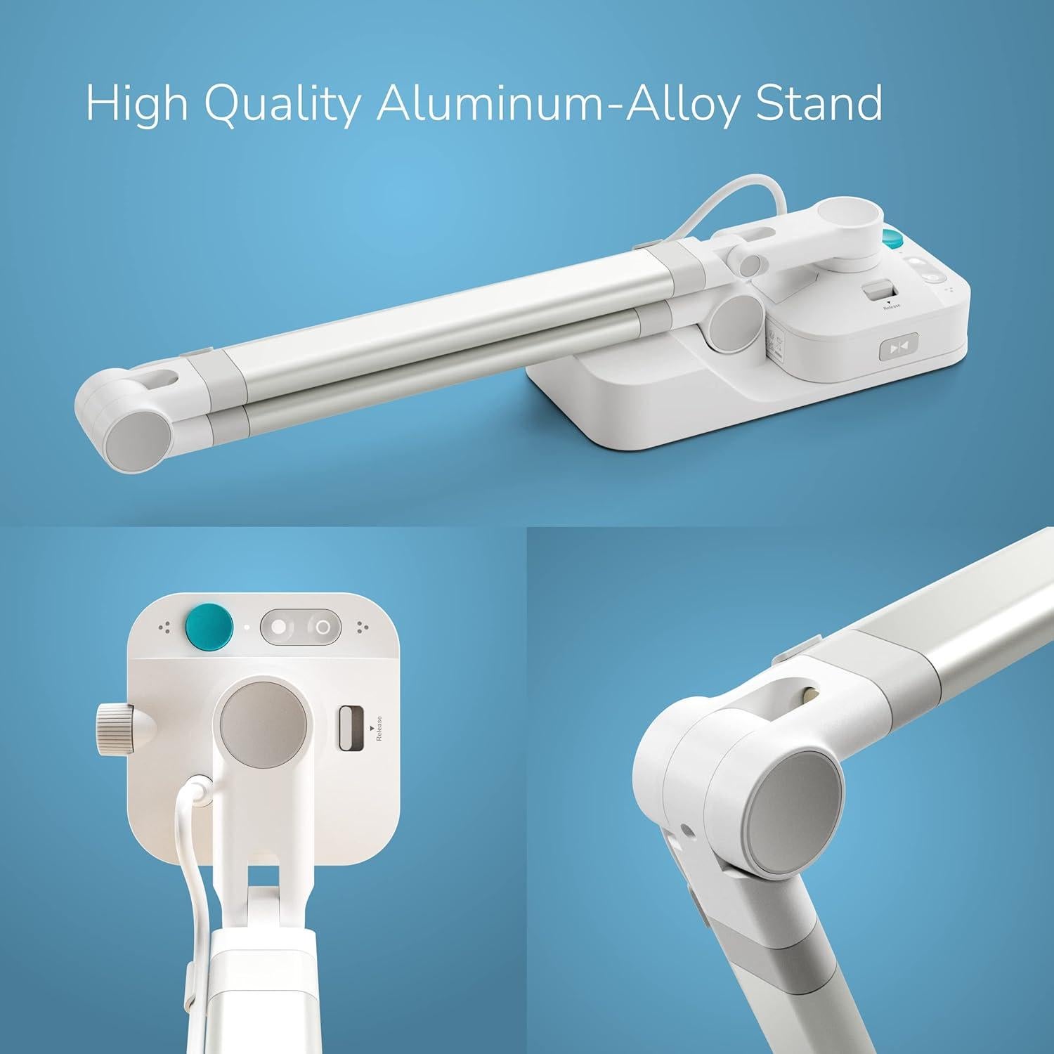 Cámara Documental OKIOCAM W1 4K 8MP con Luz LED y AI