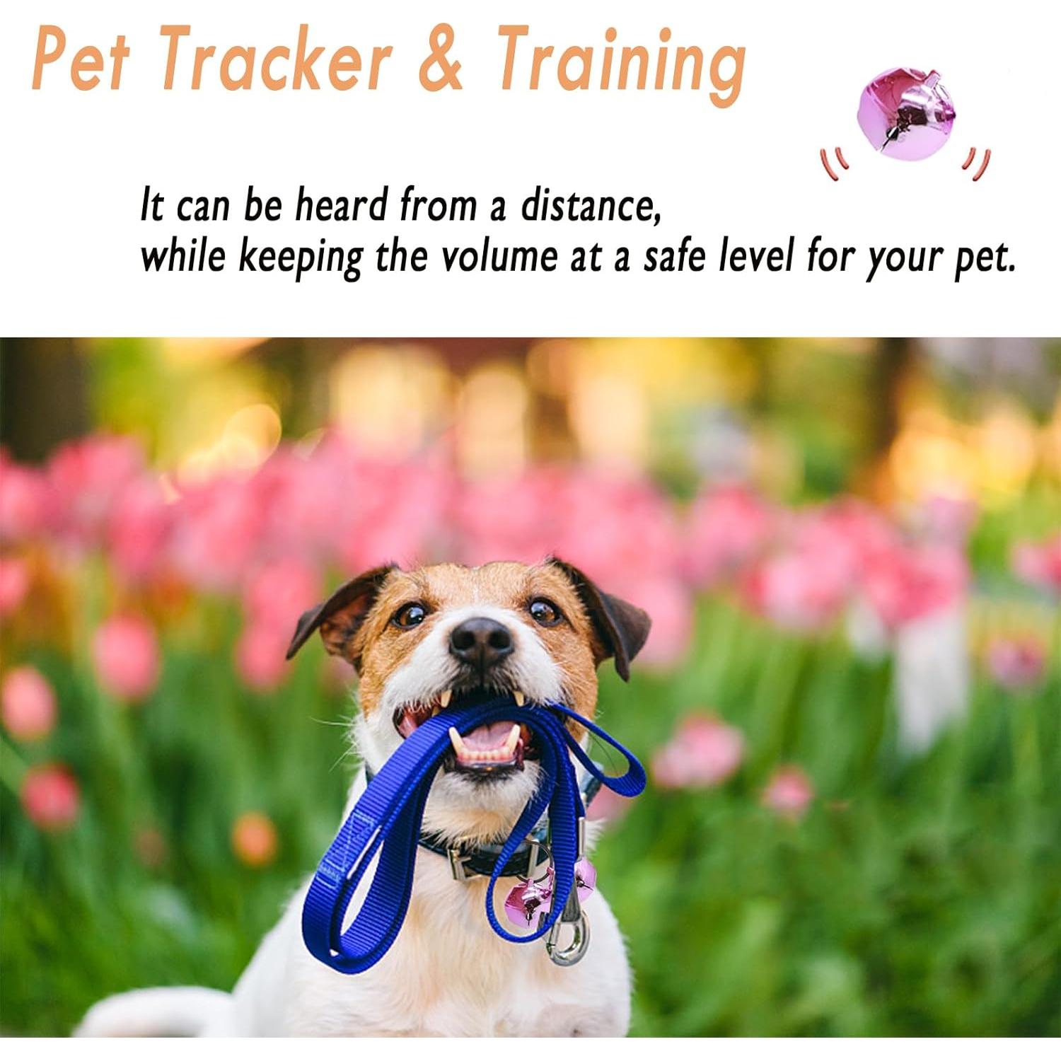 Campanas para Perros IVIA PET Rosa - Entrenamiento y Rastreo