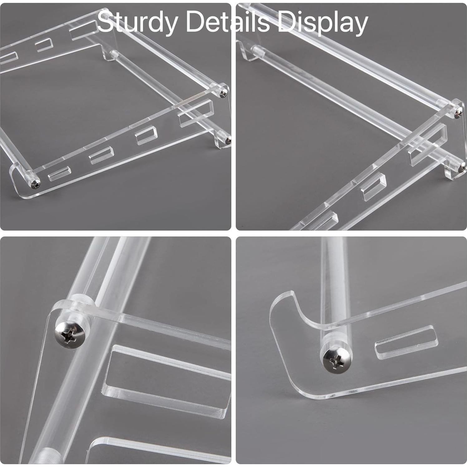 Soporte de Acrílico para Laptop QUPIVA 25.1x22.1 cm Ergonómico