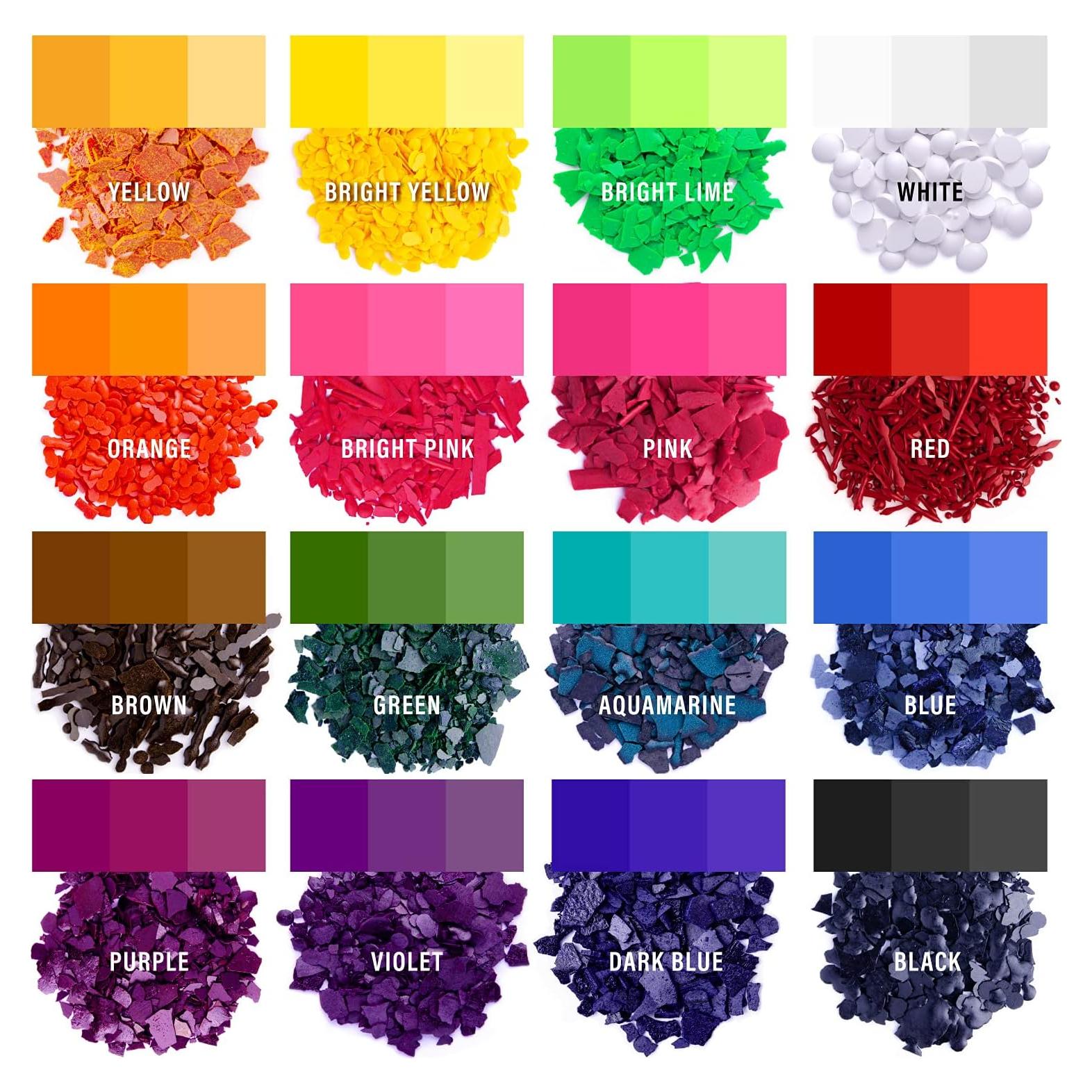 Tinte para Velas de Soja Candle Shop - 16 Chips Arcoíris