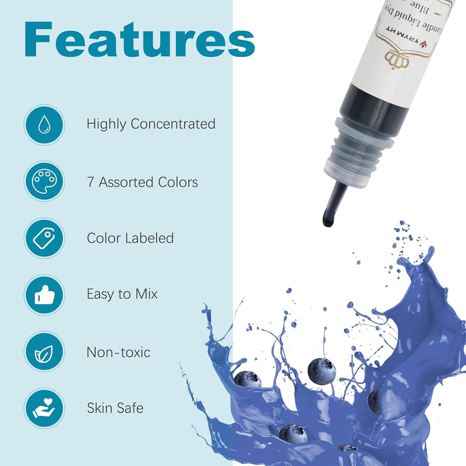 Tinte Líquido para Velas YRYM HT - 7 Colores 69.9 ml