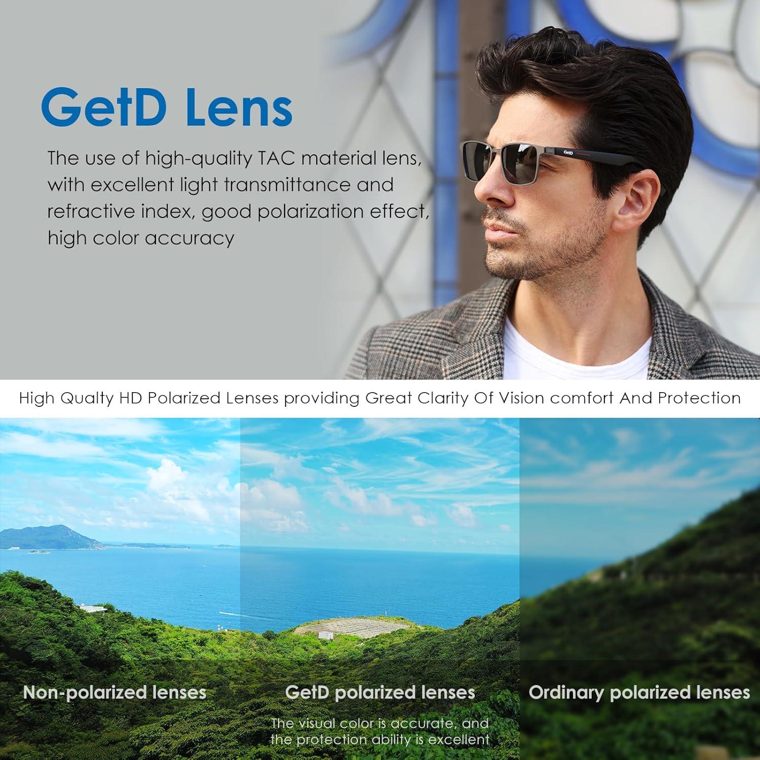 Gafas de Sol Inteligentes GetD con Bluetooth y Control de Voz