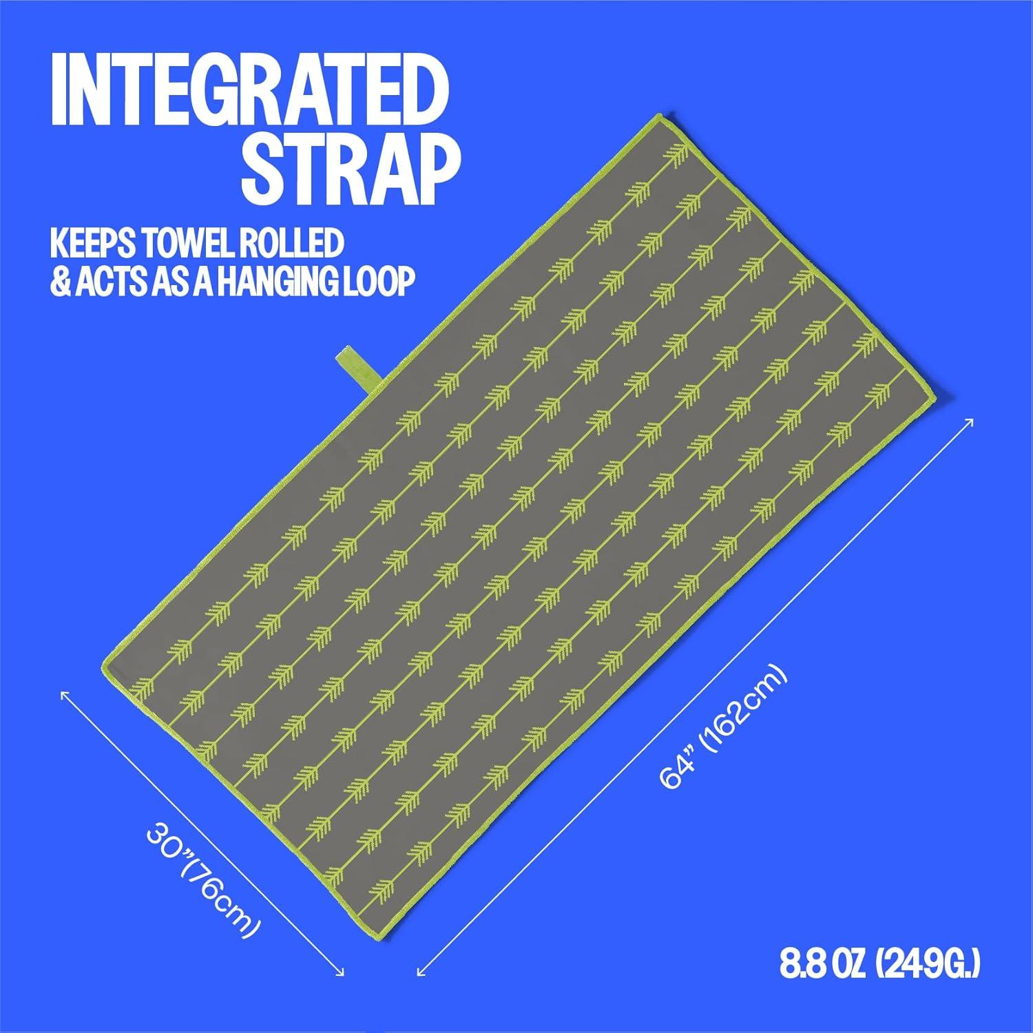 Toalla de Playa Microfibra Acteon 162.5x76.2cm Secado Rápido