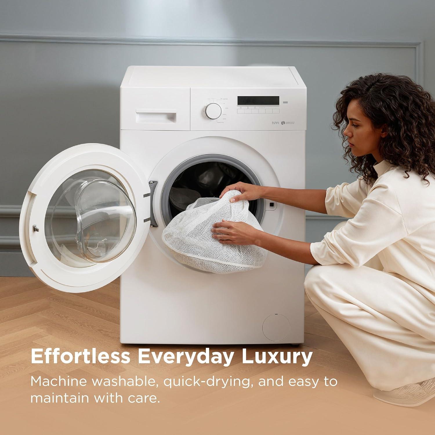 Juego de Sábanas de Satén Bedsure Reina 4 Piezas Gris Plateado