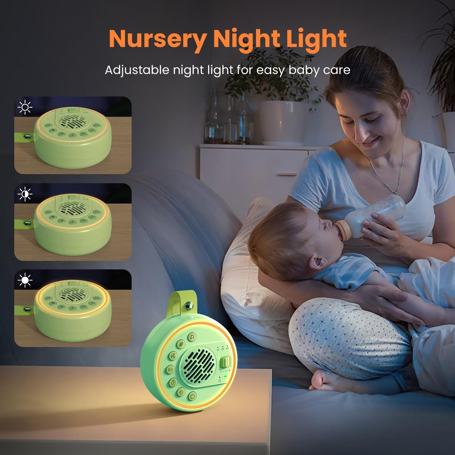 Máquina de Ruido Blanco Portátil Lemnoi SU7 con 22 Sonidos