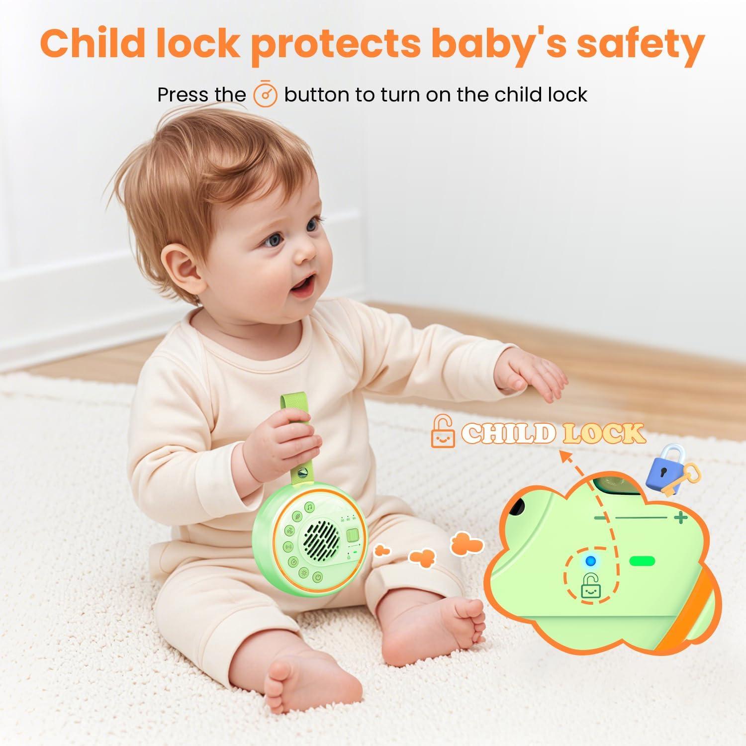 Máquina de Ruido Blanco Portátil Lemnoi SU7 con 22 Sonidos